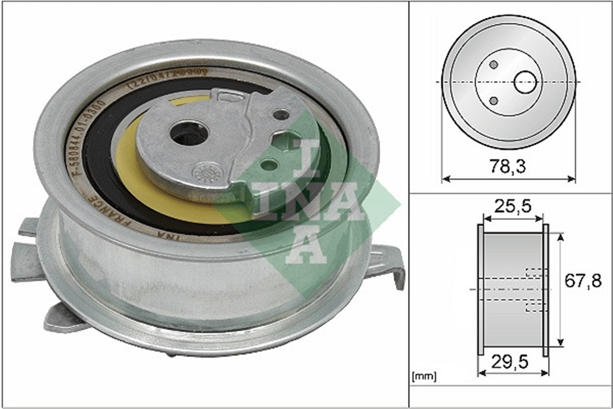 VOLKSWAGEN POLO-GOLF6-JETTA-PASSAT-T5-CRAFTER-AMAROK-A3-A4-LEON 2010 SONRASI EKSANTRIK GERGI RULMANI 03L109243F
