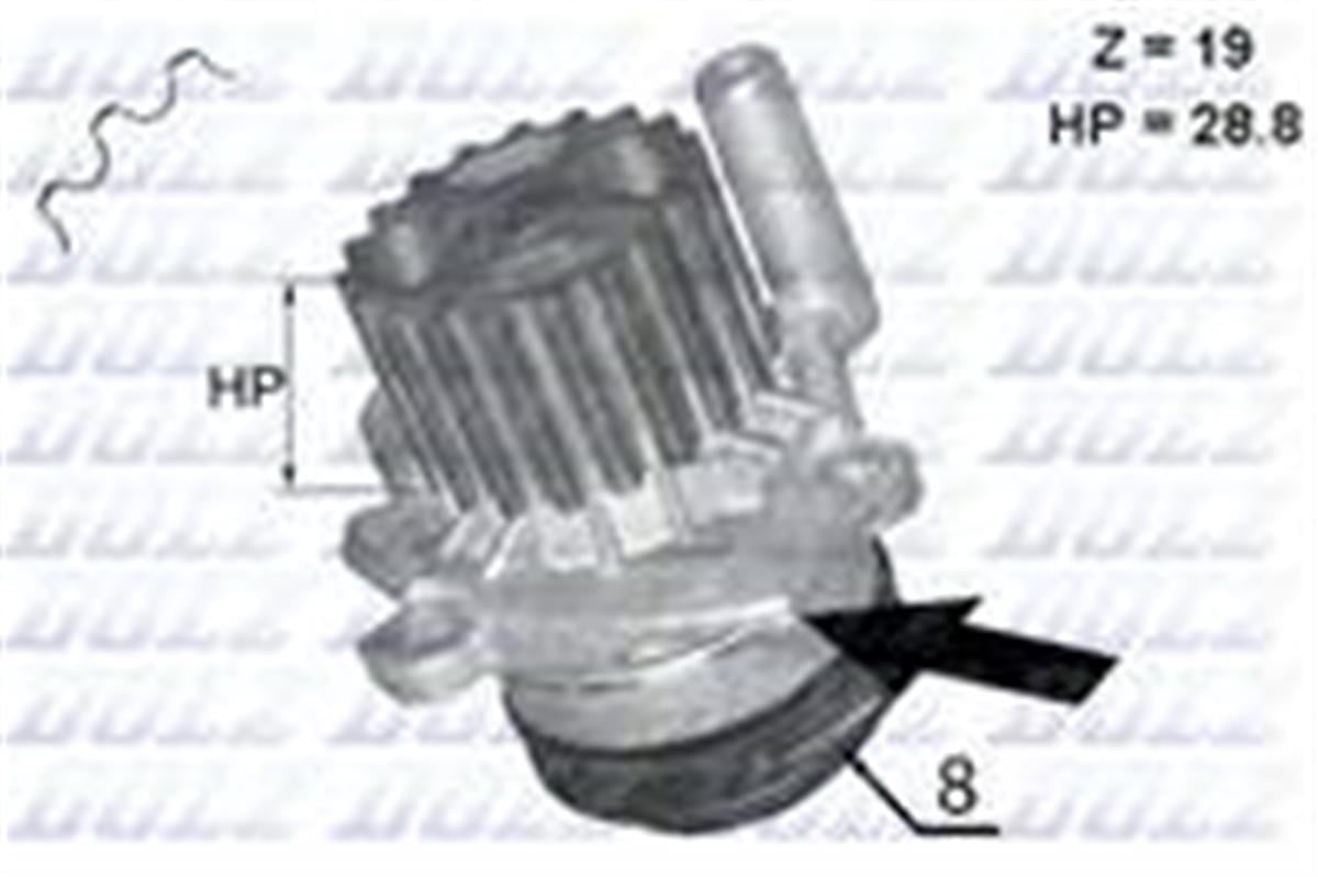 VW DOLZ DOLZ A224 DEVIRDAIM 05- PASSAT-GOLF5-A3-LEON BKP-BKD-AVF-AUY 1,9 TDI-2,0 TDI
