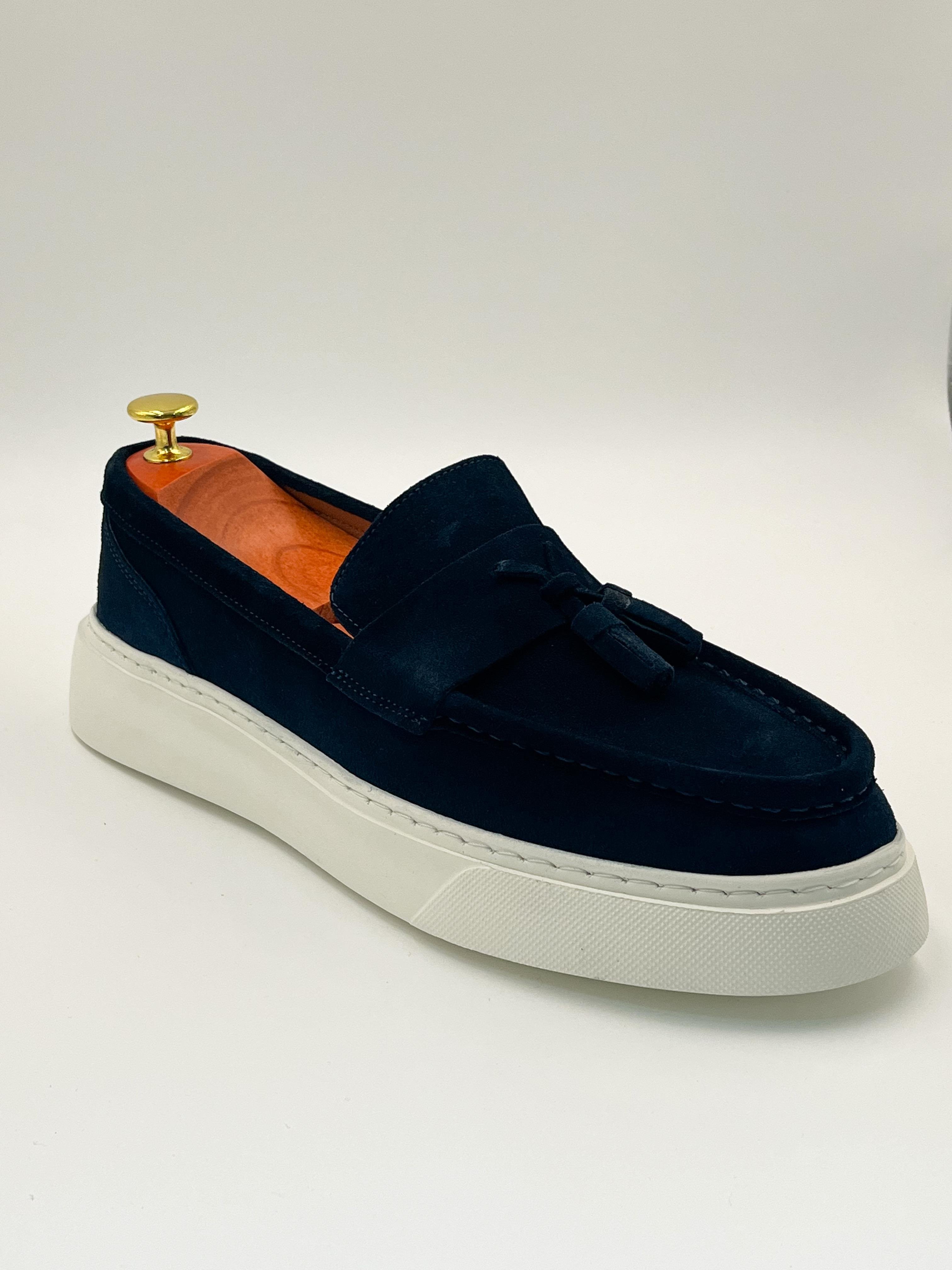 ALVİO SHOES ERKEK AYAKKABI LACİVERT SÜET