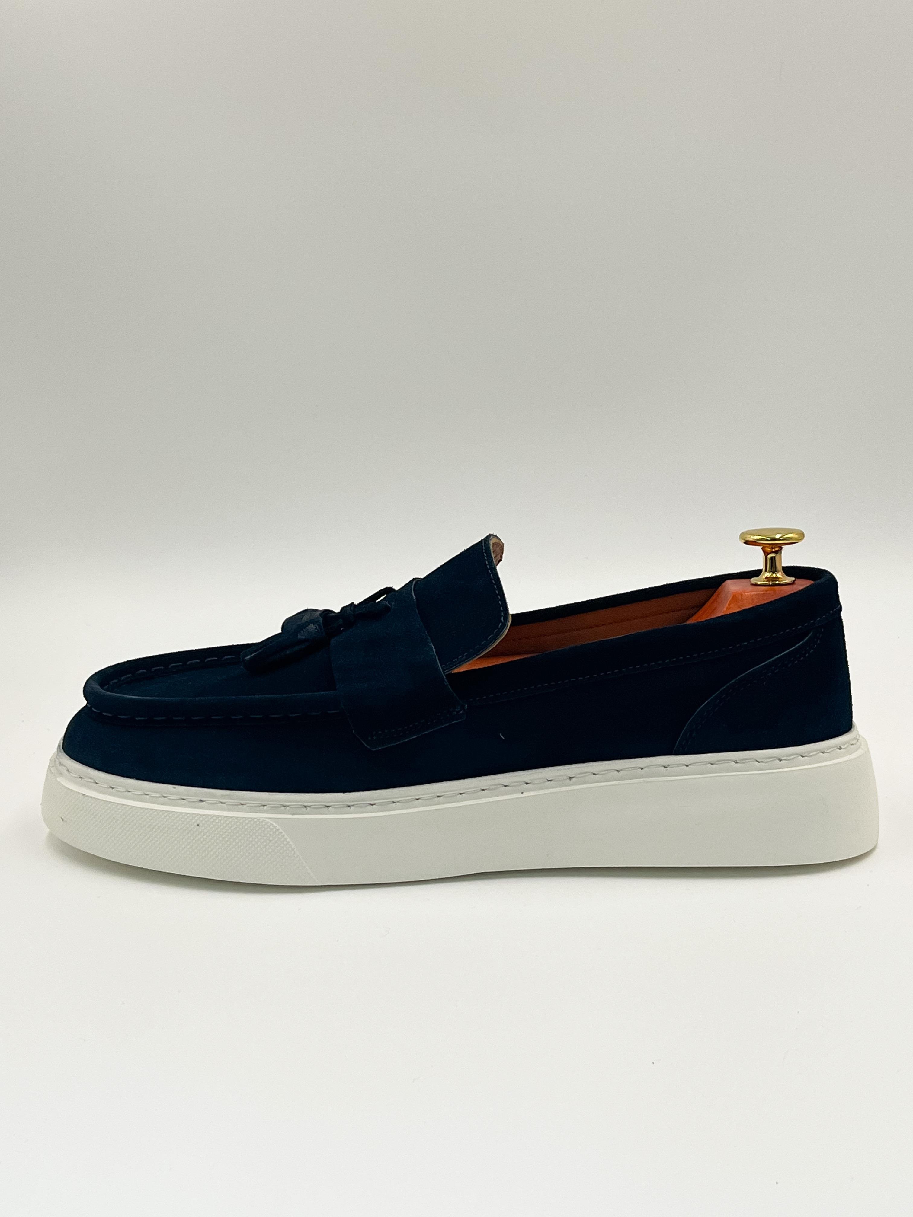 ALVİO SHOES ERKEK AYAKKABI LACİVERT SÜET
