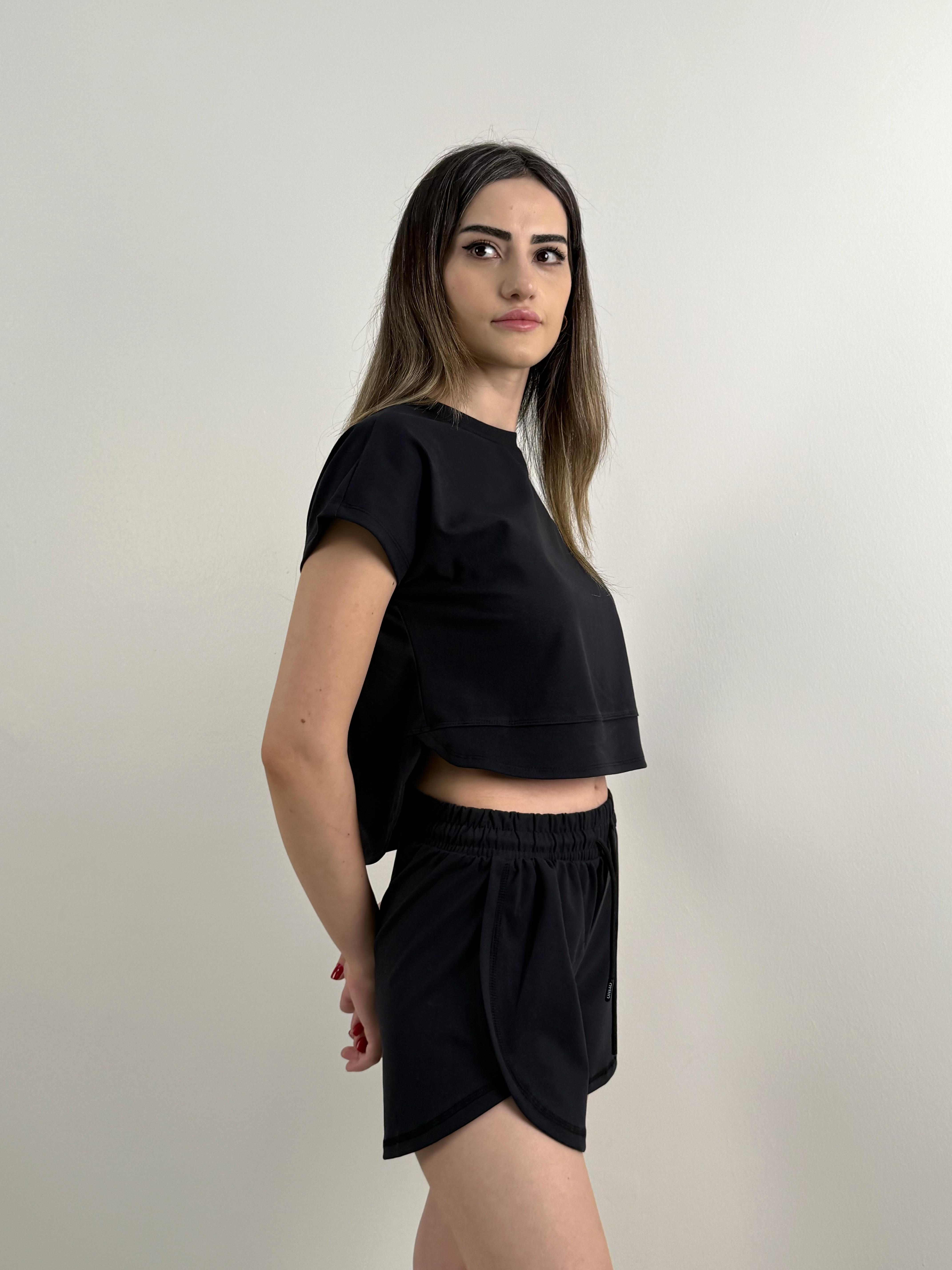 ANTRASİT ŞORT T-SHIRT TAKIM