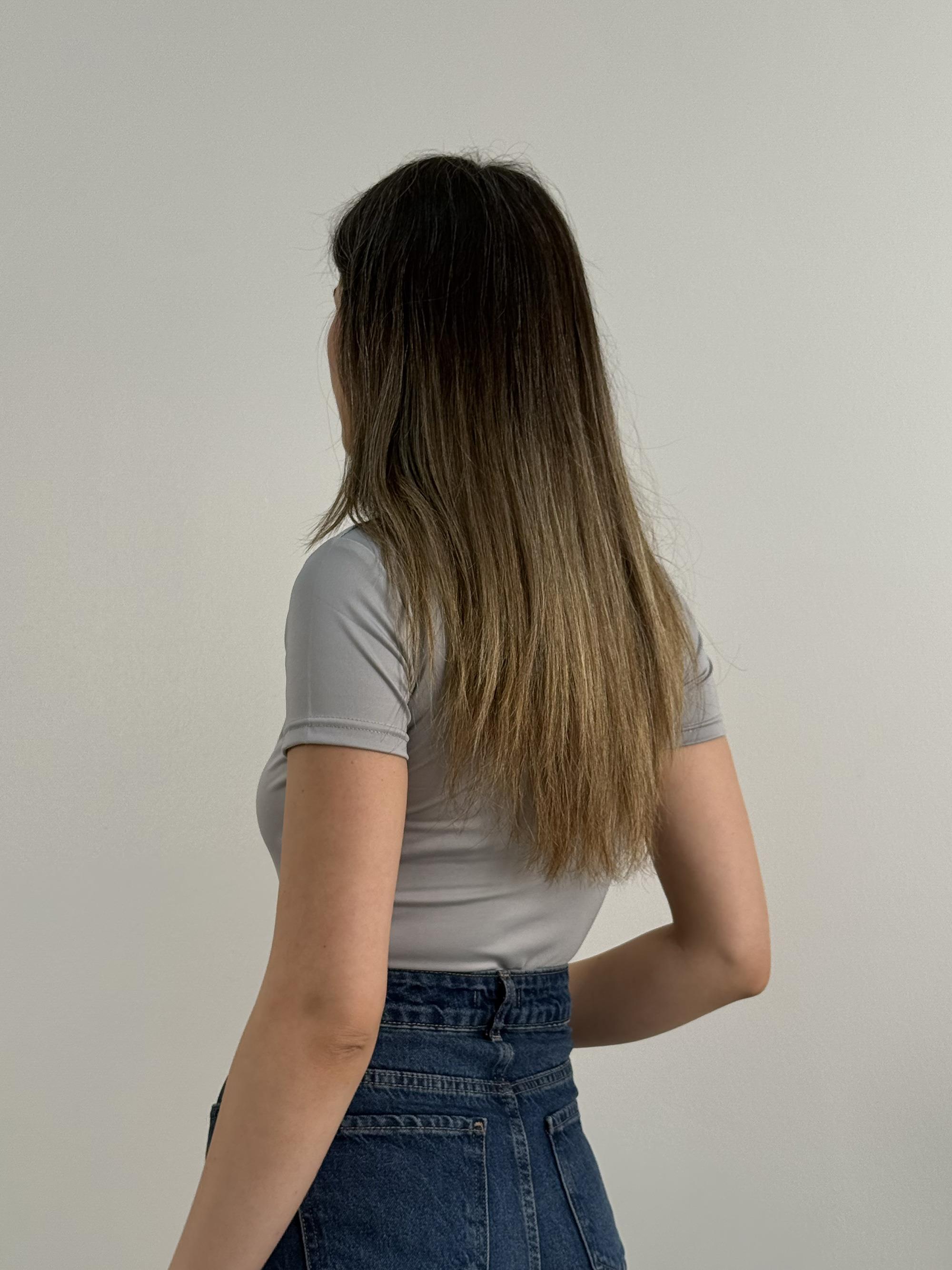 Gri Kısa Kollu Bodysuit