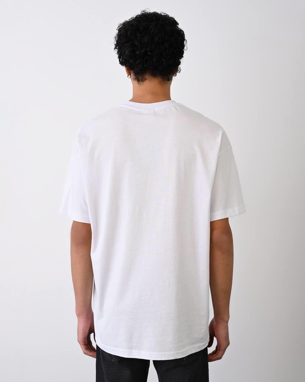 Oversize Basic Tshirt Beyaz
