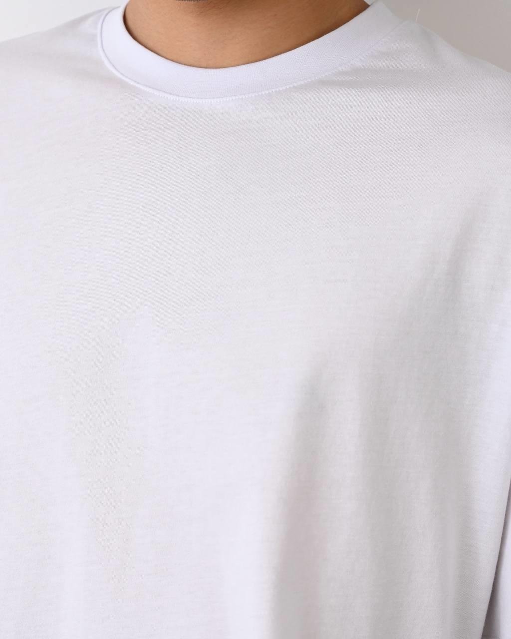 Oversize Basic Tshirt Beyaz