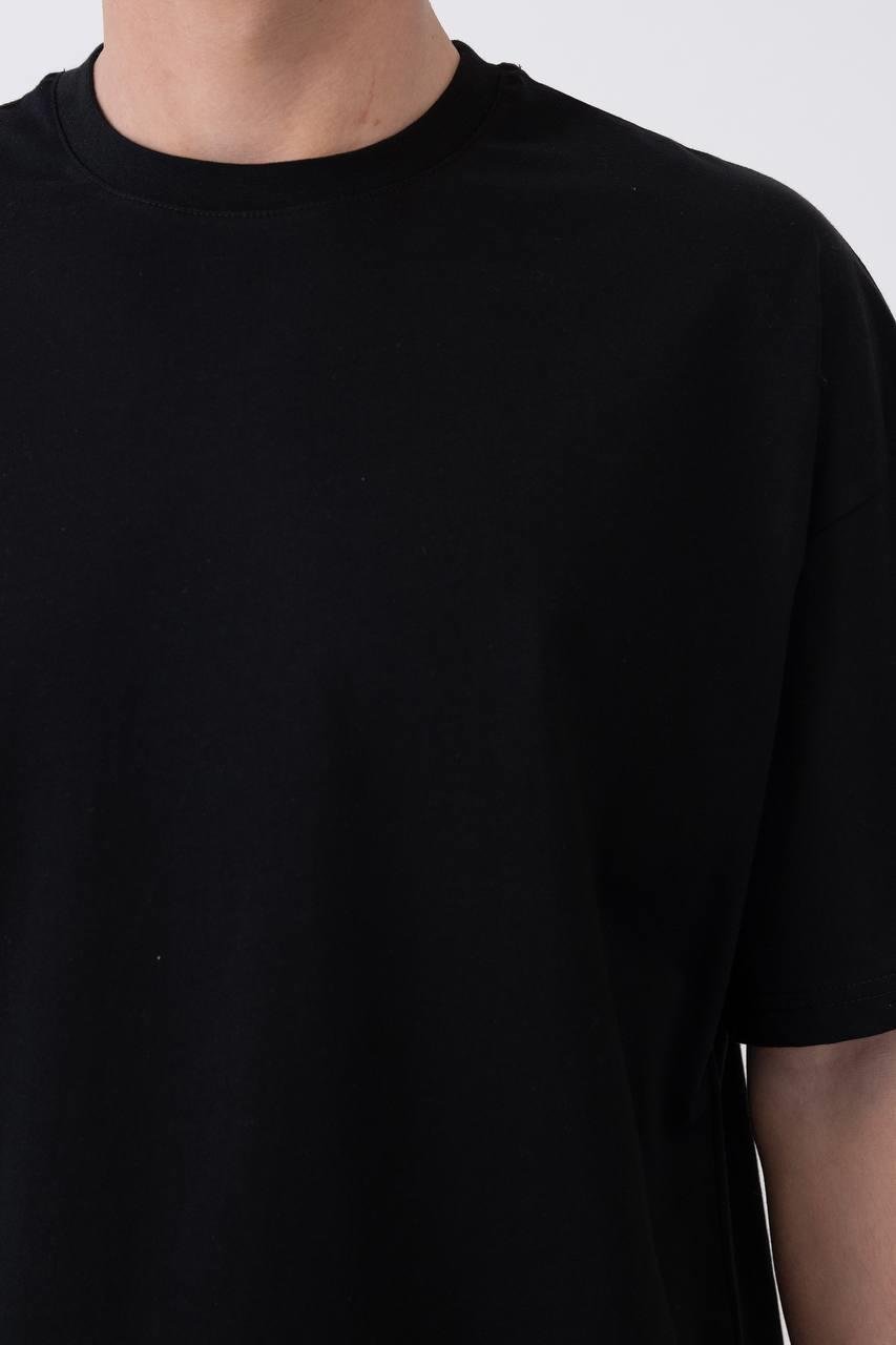 Oversize Basic Tshirt Siyah