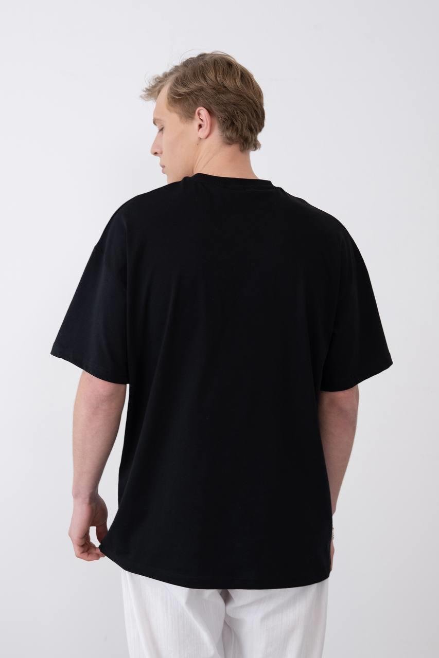 Oversize Basic Tshirt Siyah