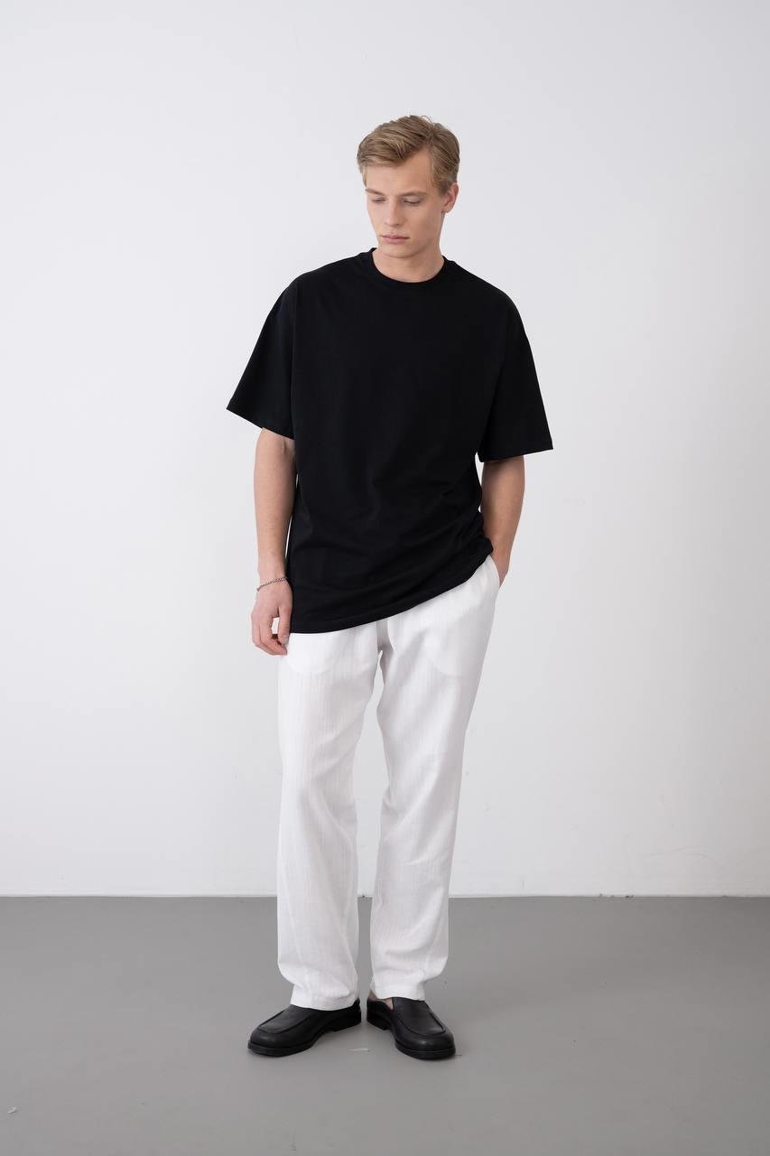 Oversize Basic Tshirt Siyah
