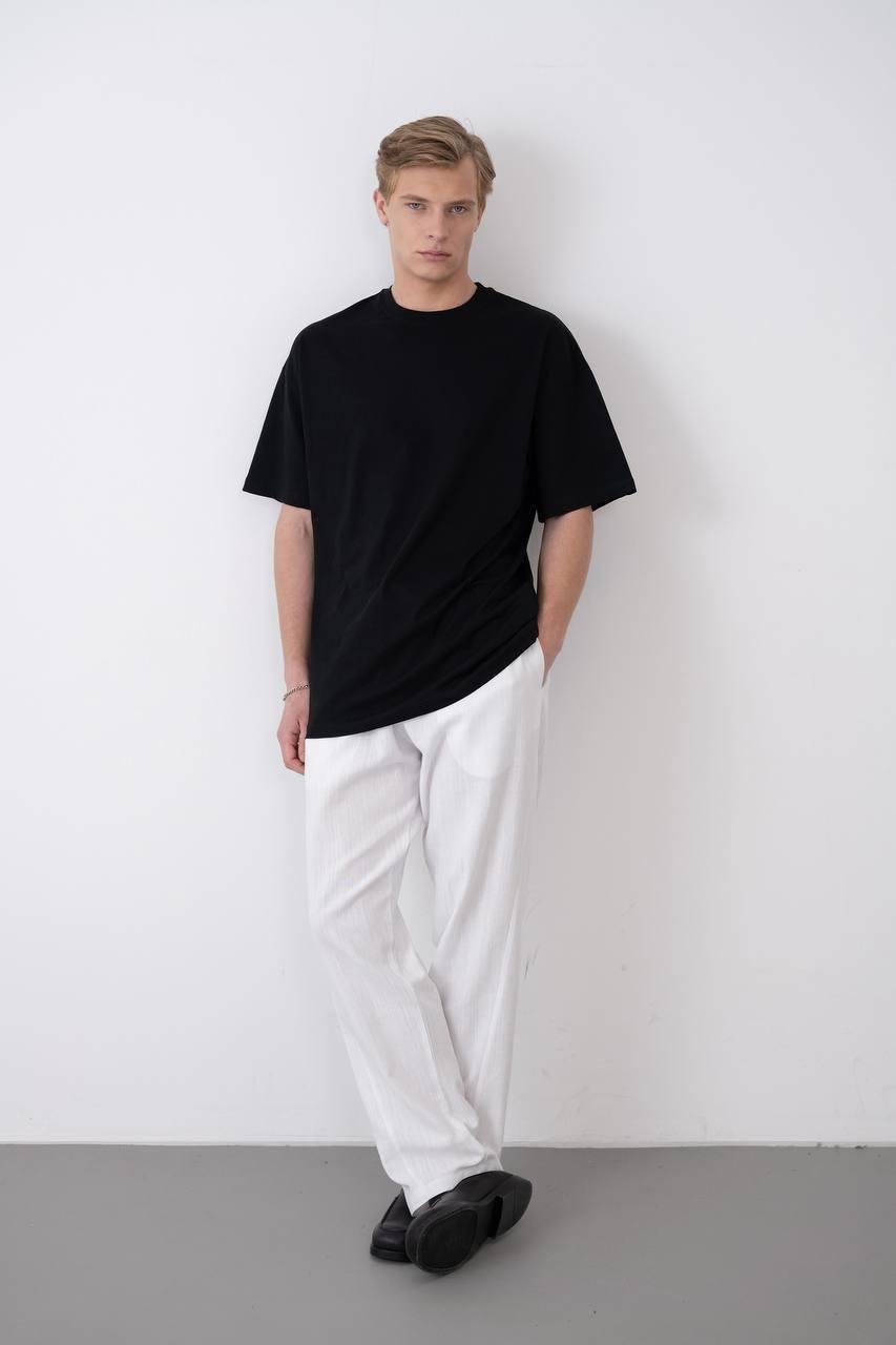 Oversize Basic Tshirt Siyah