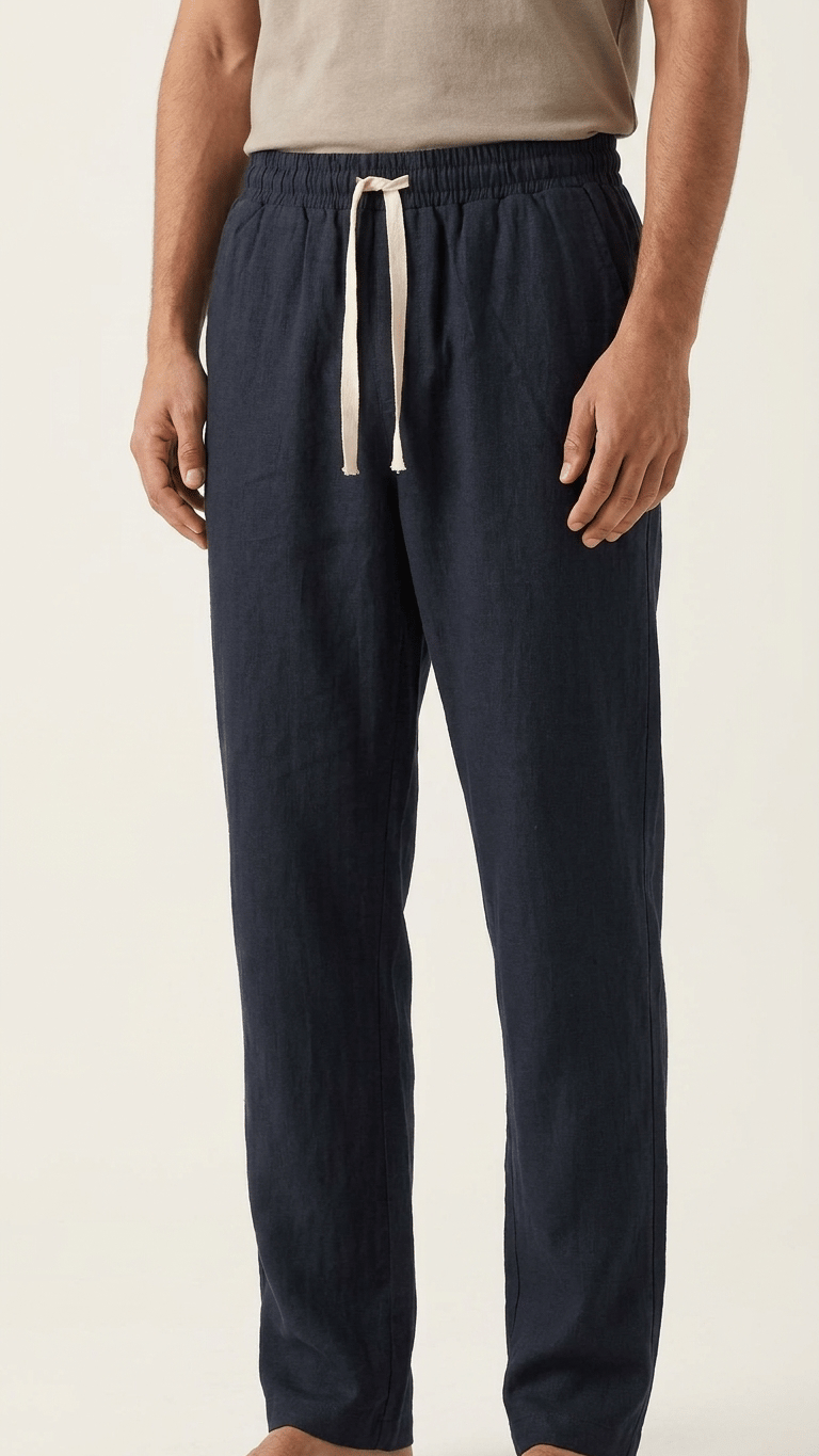 Regular Fit Pamuk Keten Pantolon