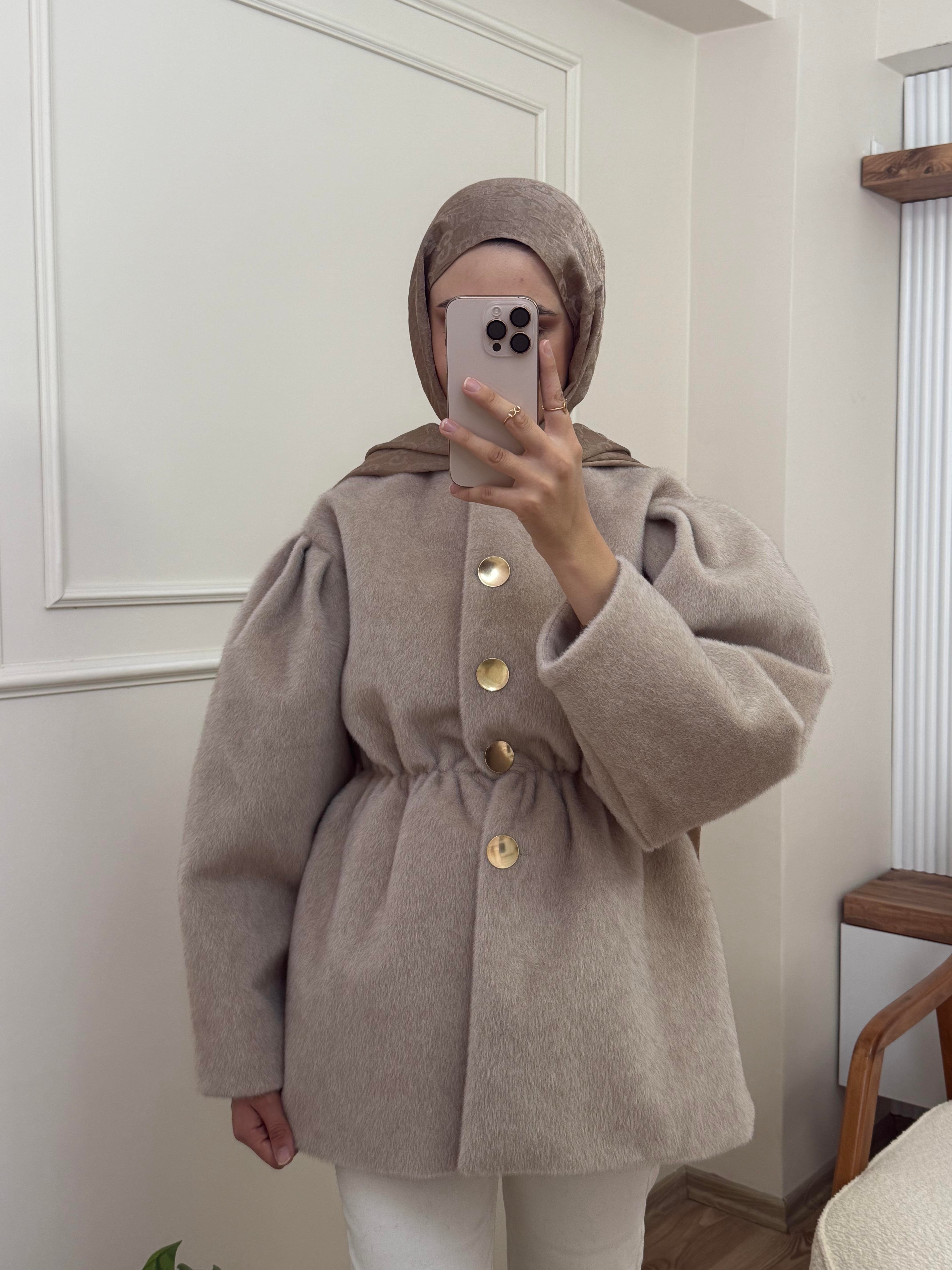 Mila Premium Ceket | Bej