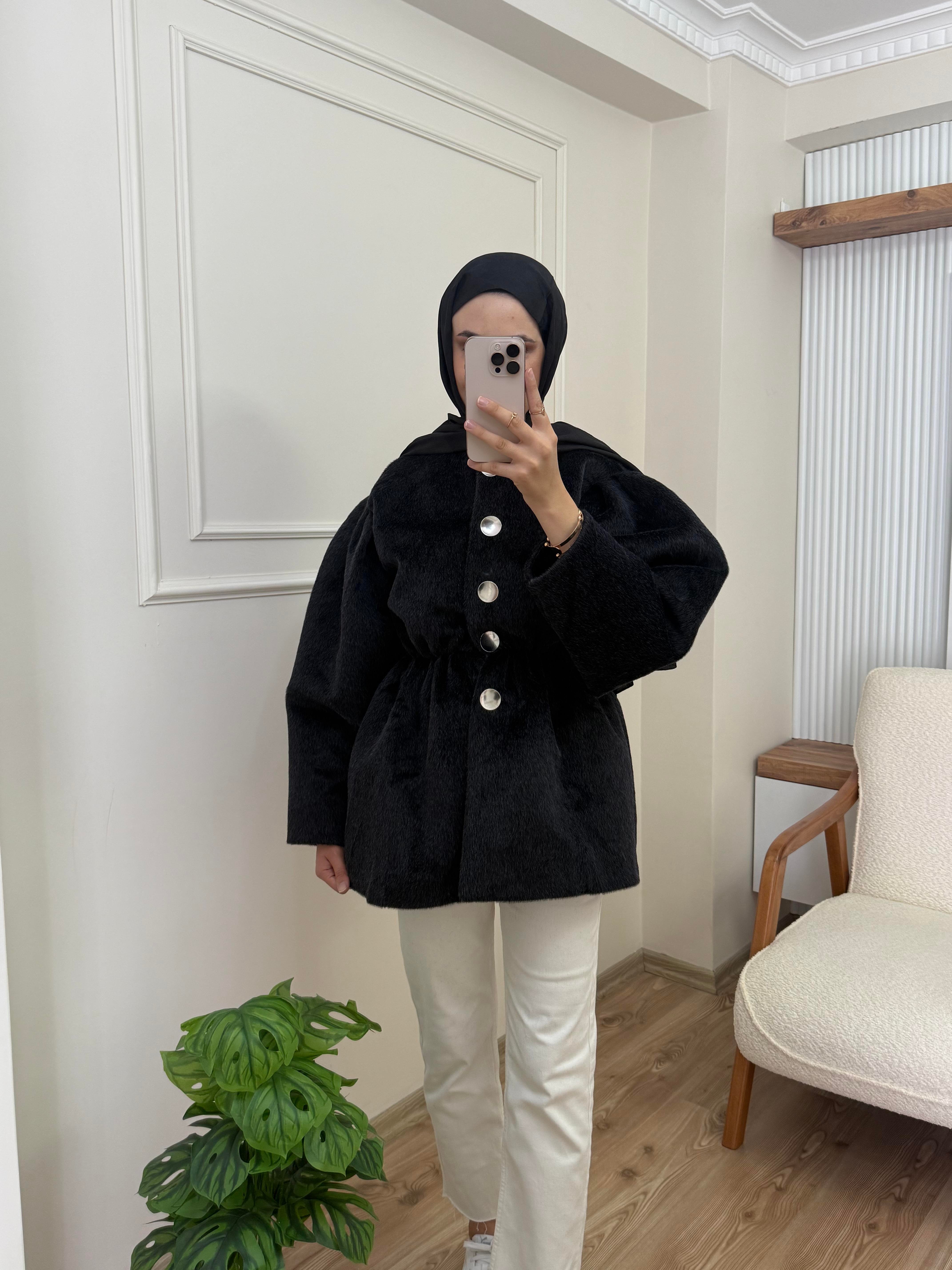 Mila Premium Ceket | Siyah