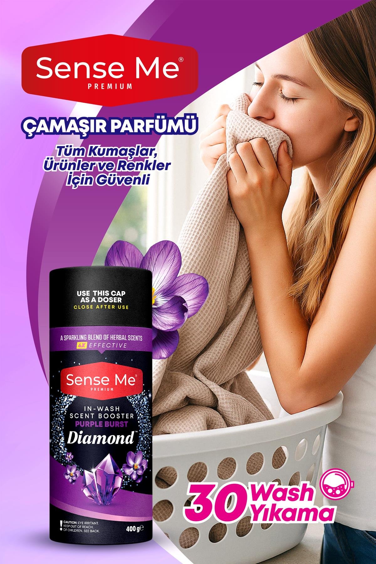 Sense Me Diamond Mor Esinti - Çamaşır Parfümü