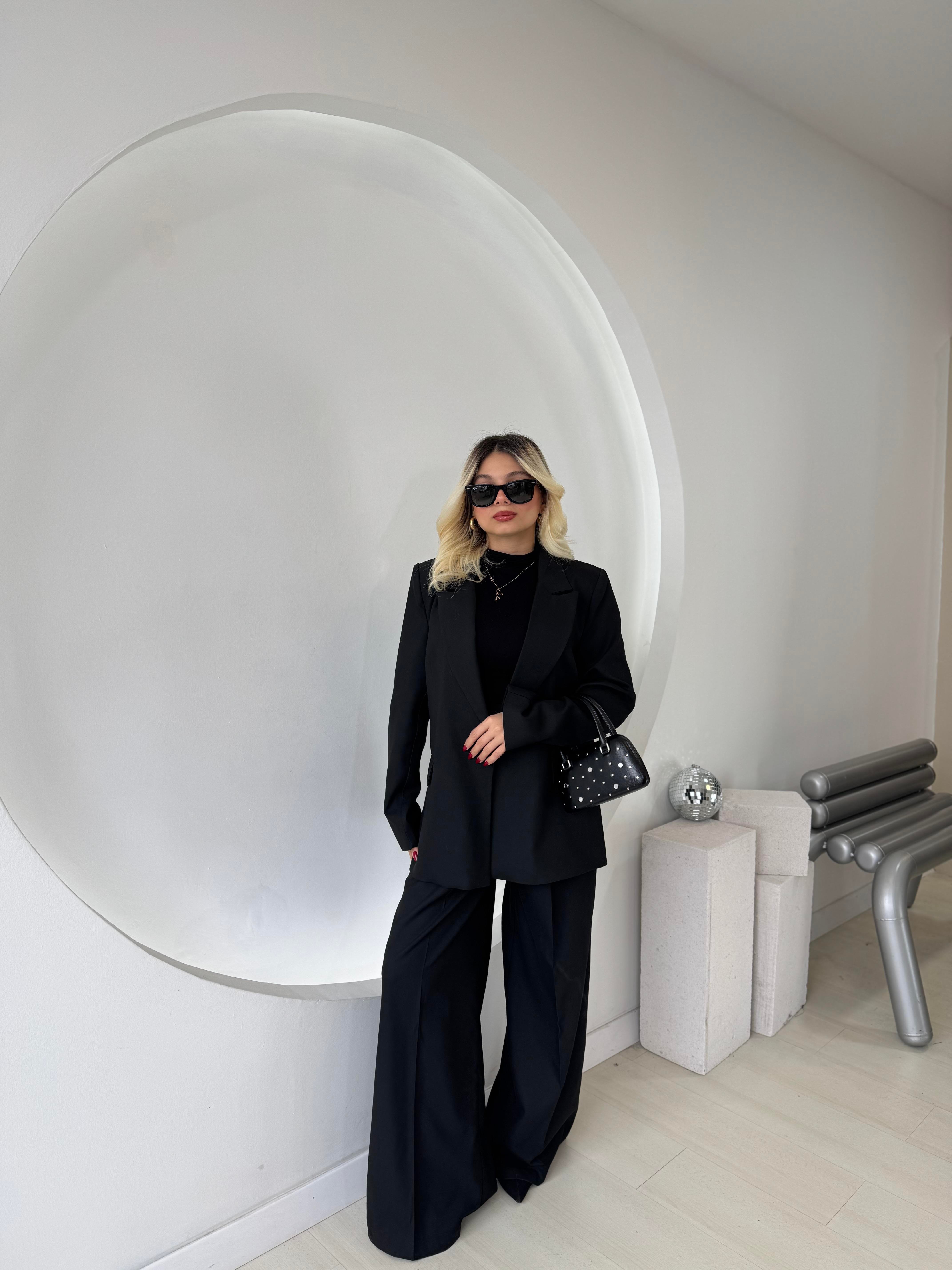 Siyah Oversize Ceket