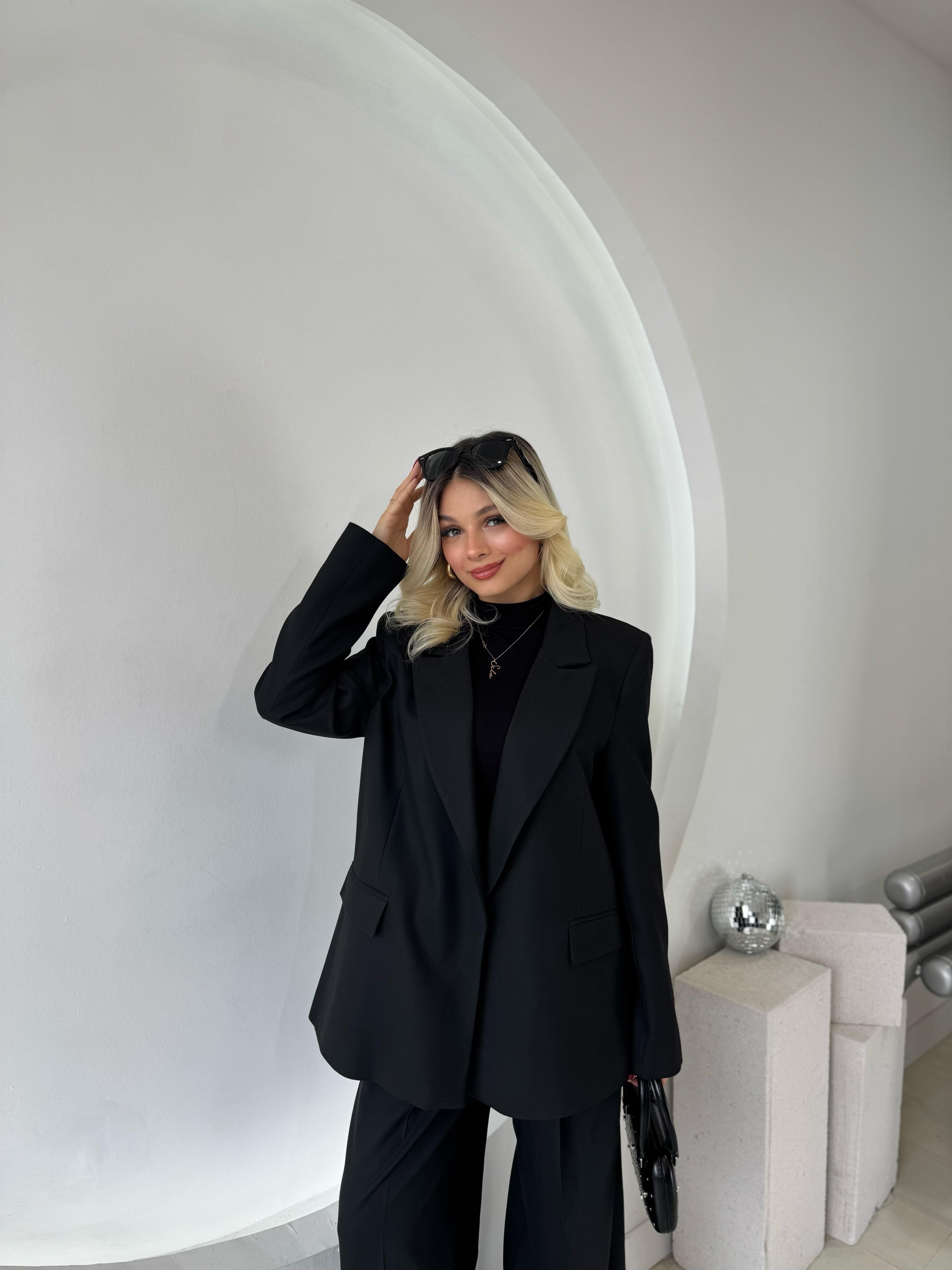 Siyah Oversize Ceket
