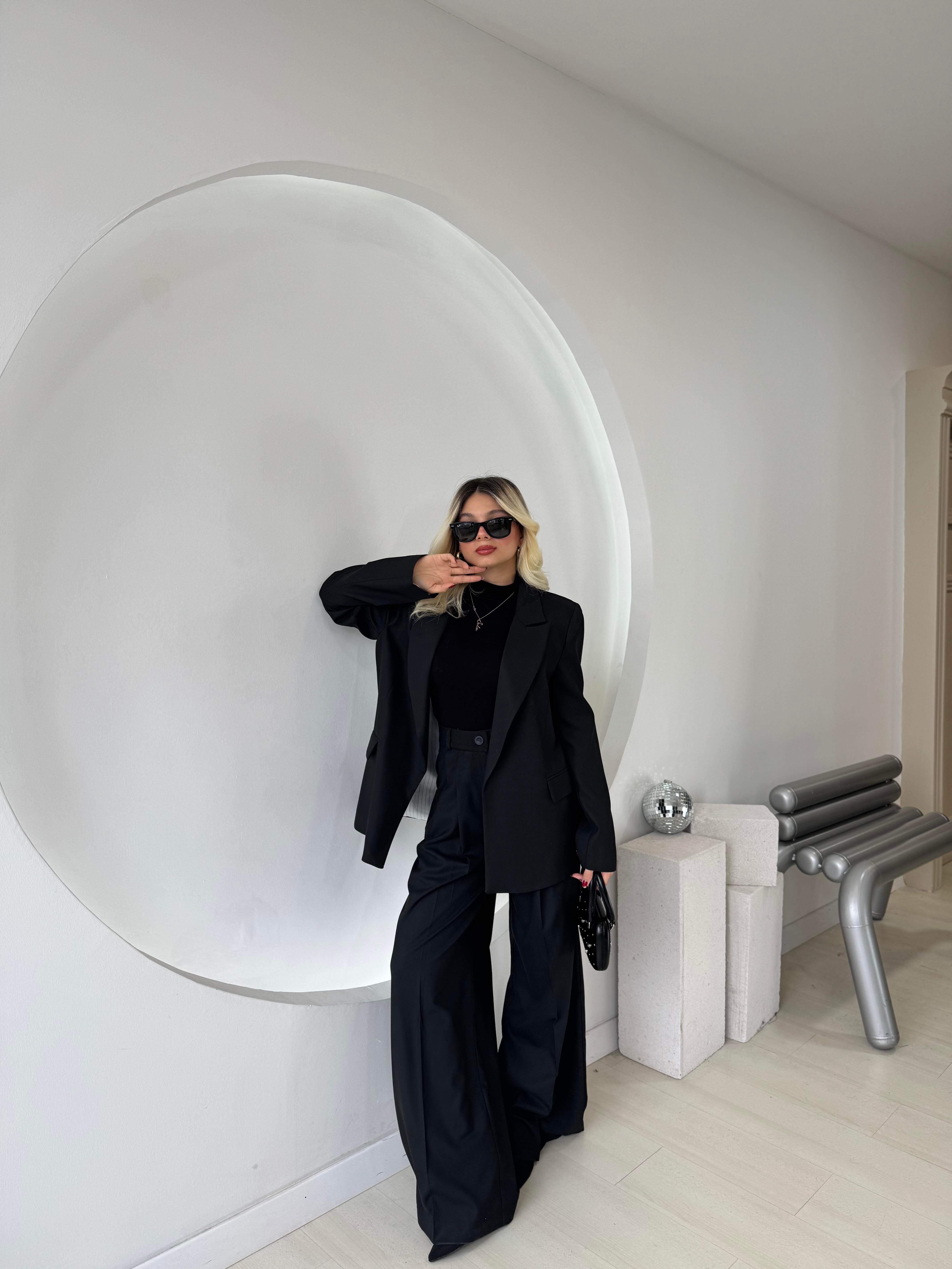 Siyah Oversize Ceket