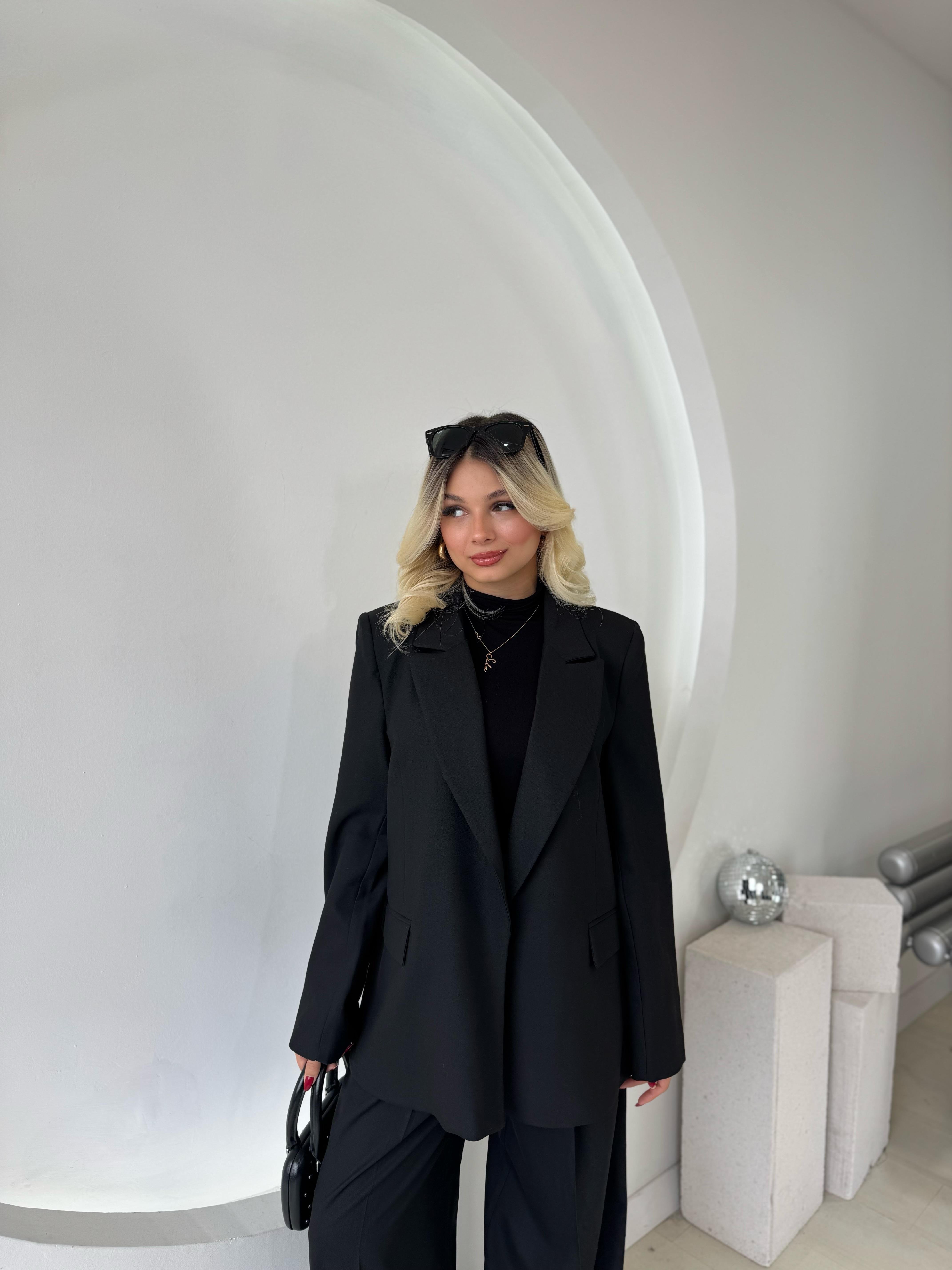 Siyah Oversize Ceket