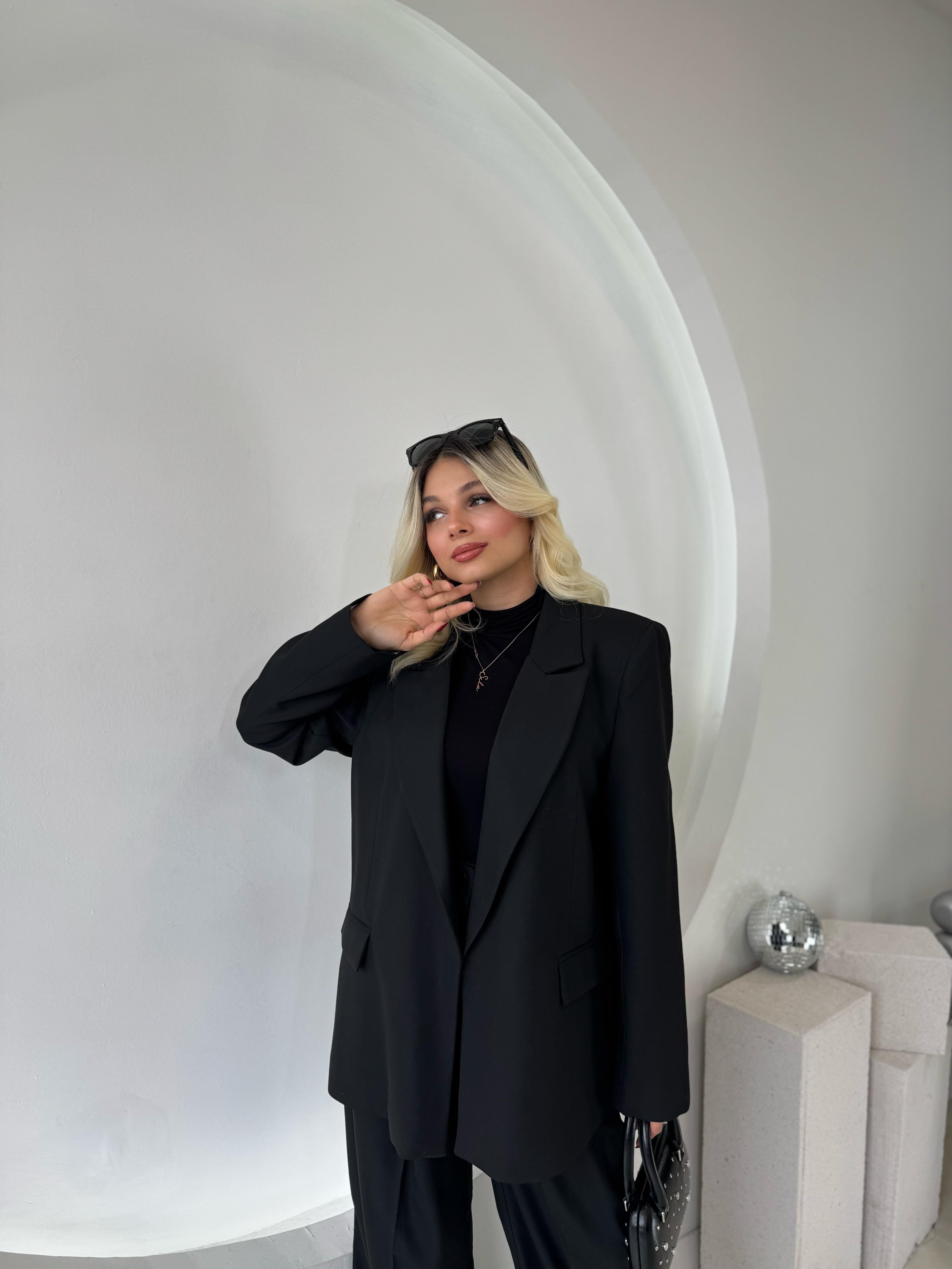 Siyah Oversize Ceket