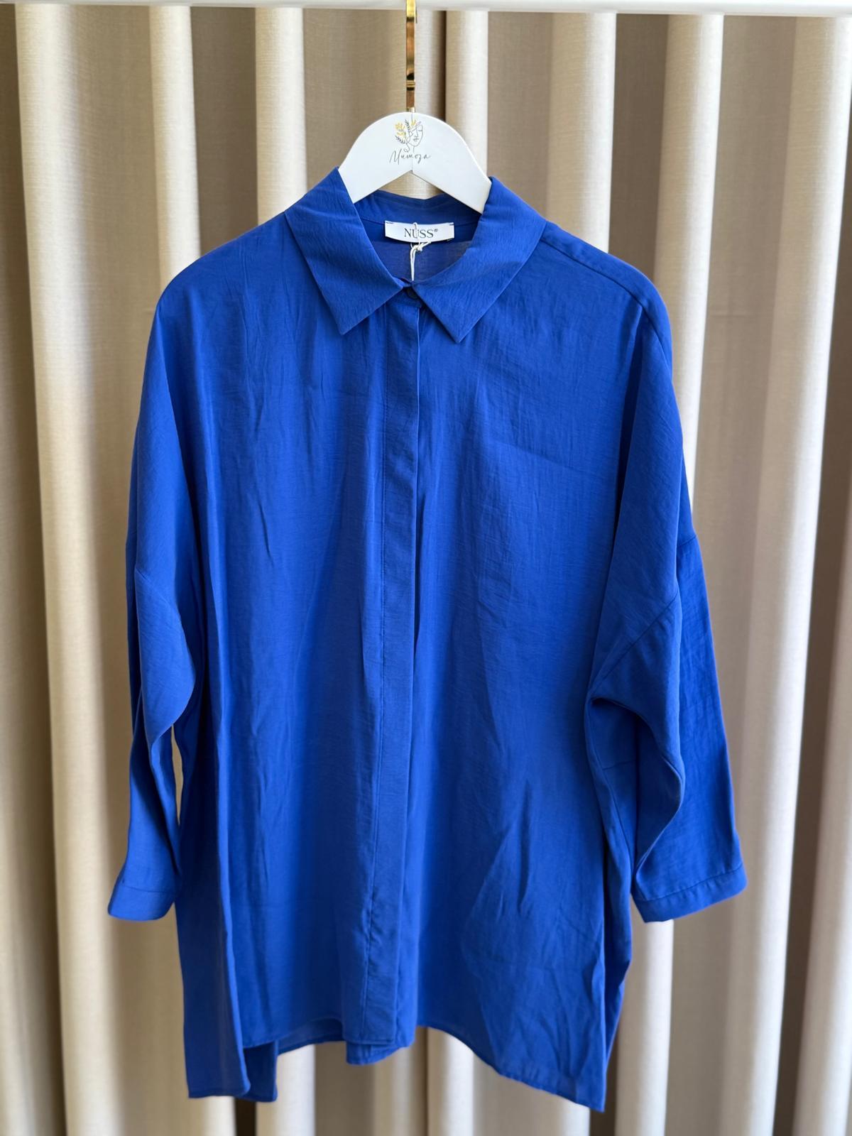 Nuss Basic Gömlek  3001 Napoli Blue