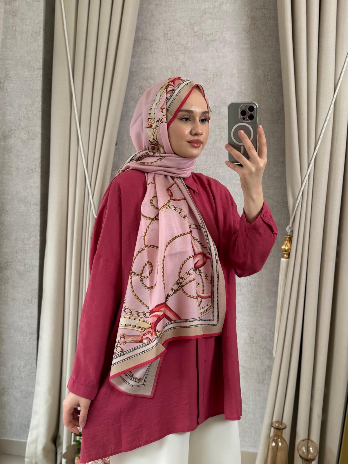 Nuss Basic Gömlek  3001 Red Plum