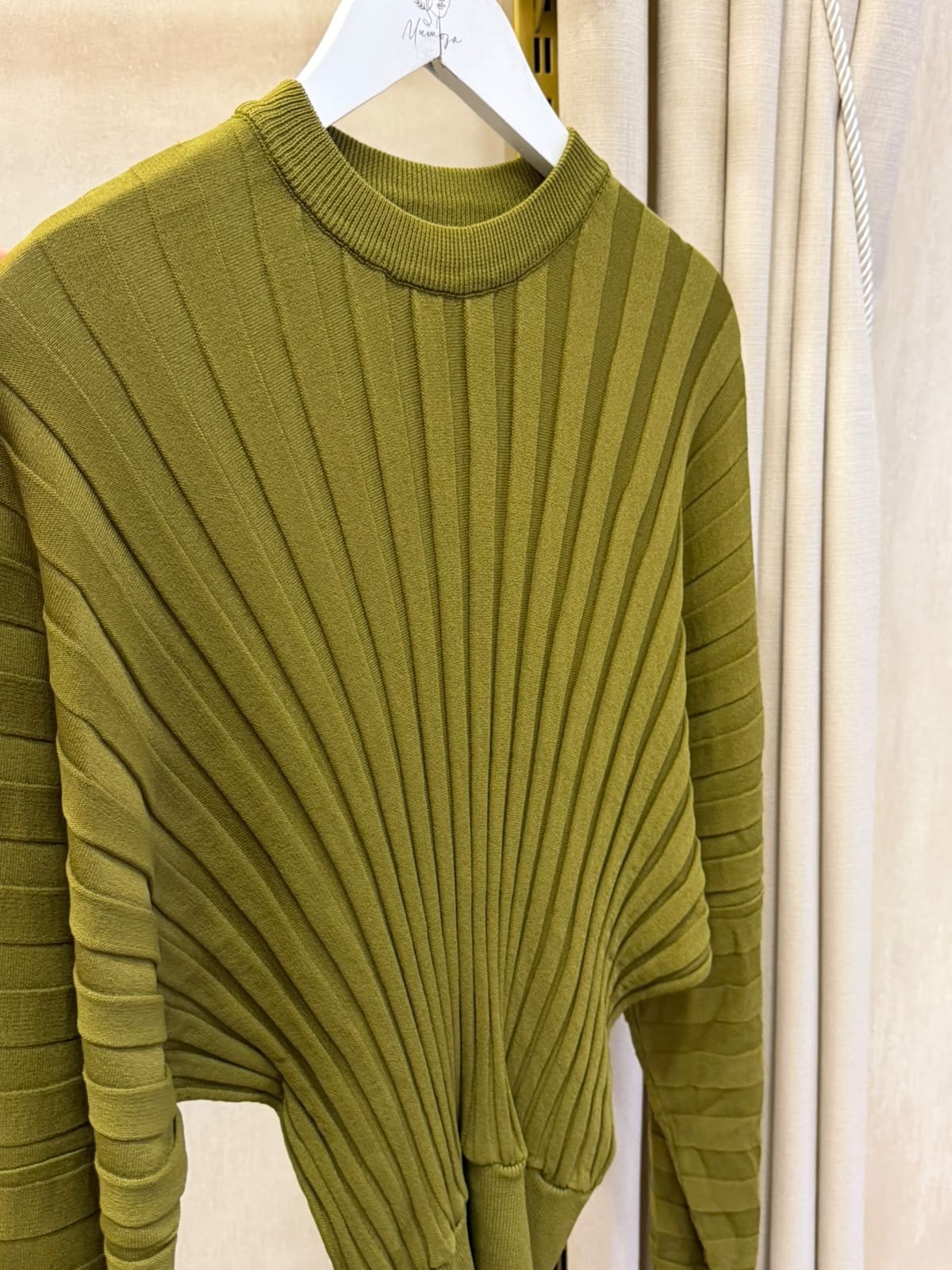 NUSS 202 Fitilli Beli Lastikli Kazak Lime
