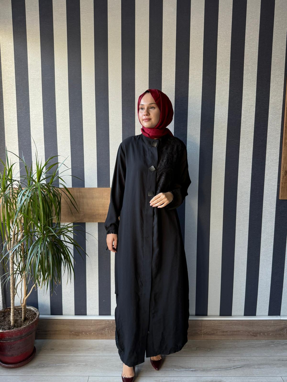 Lissmore Organze Detaylı Kap 6009 Siyah