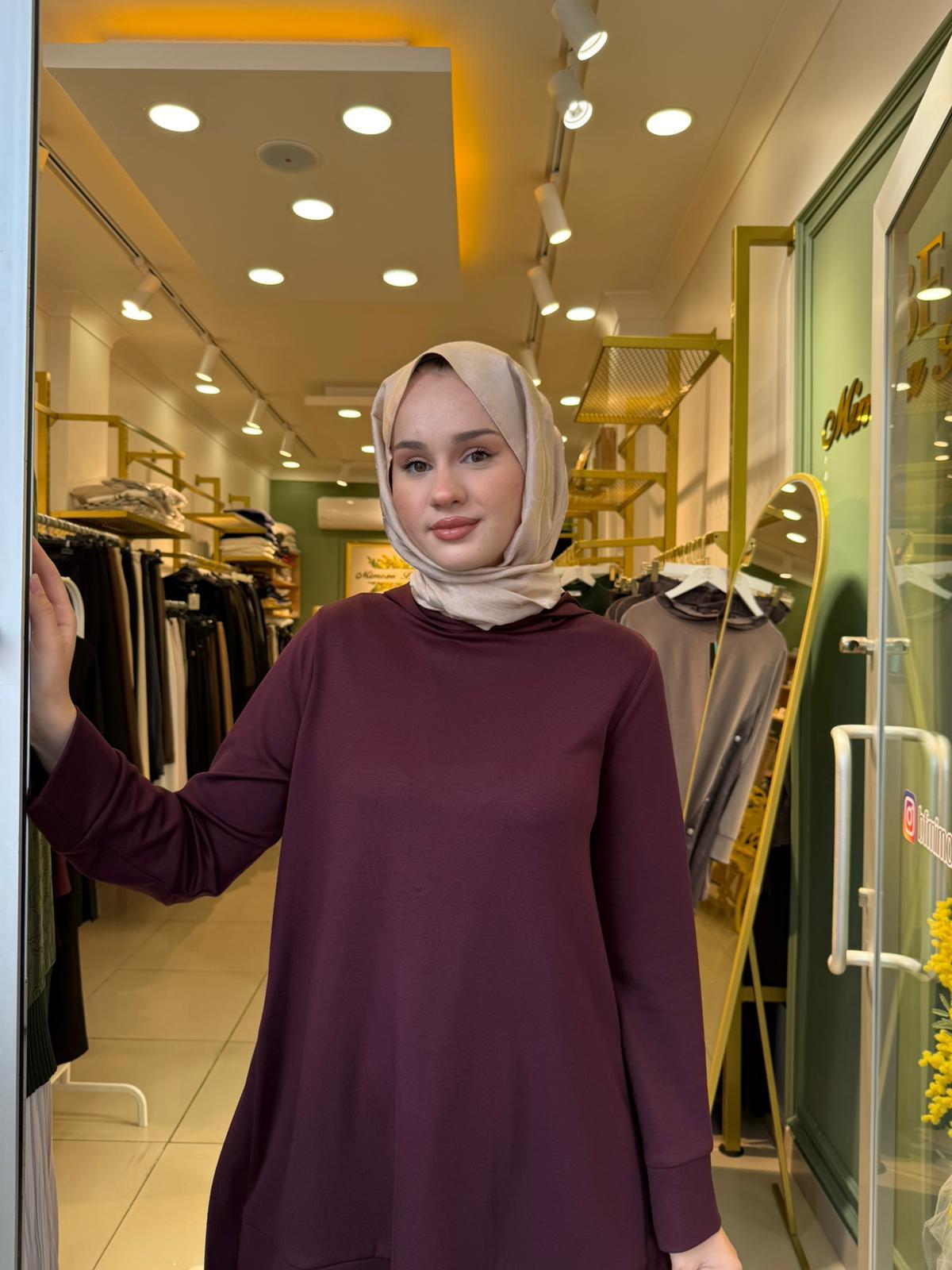 Miori Bern Pantolonlu Modal Takım 0500013 Bordo