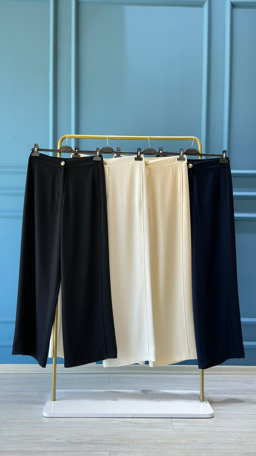 Sentez 5650 Loir Yan Parçalı Pantolon Taş