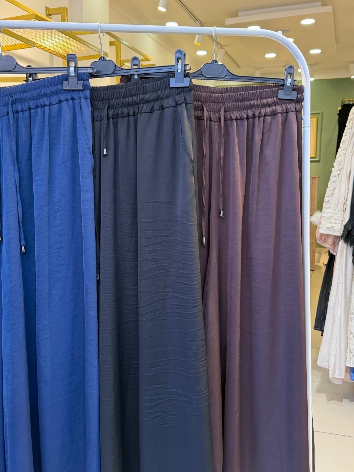 Sentez 5665 Geniş Paça Pantolon Siyah