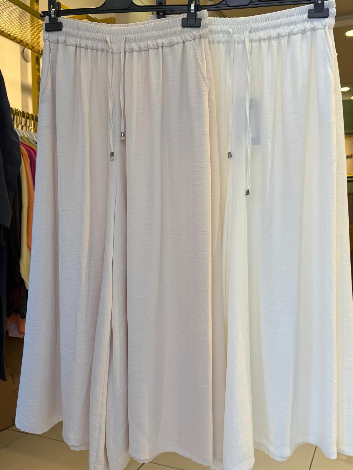 Sentez 5665 Geniş Paça Pantolon Taş