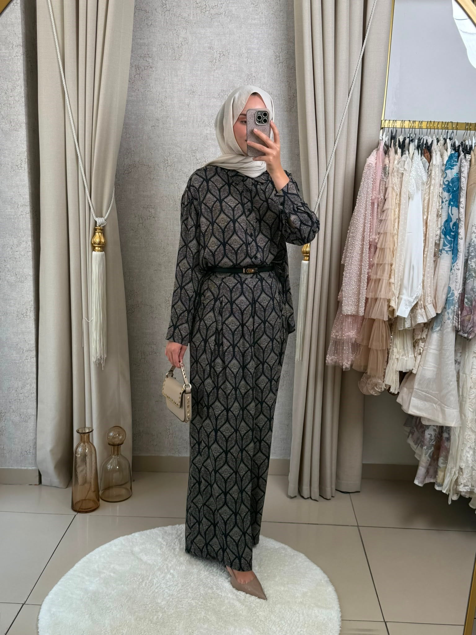 Miori Torino Rayon Viskon Pantolonlu Takım