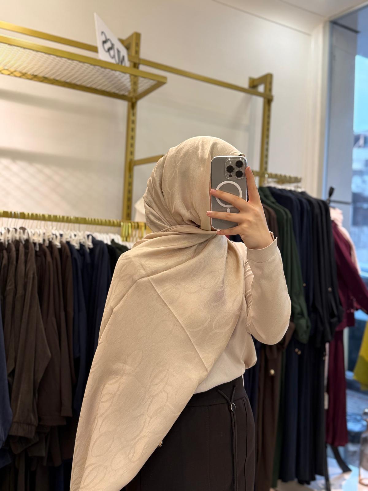 Wennora Paris Collection Halka Desen Şal bej