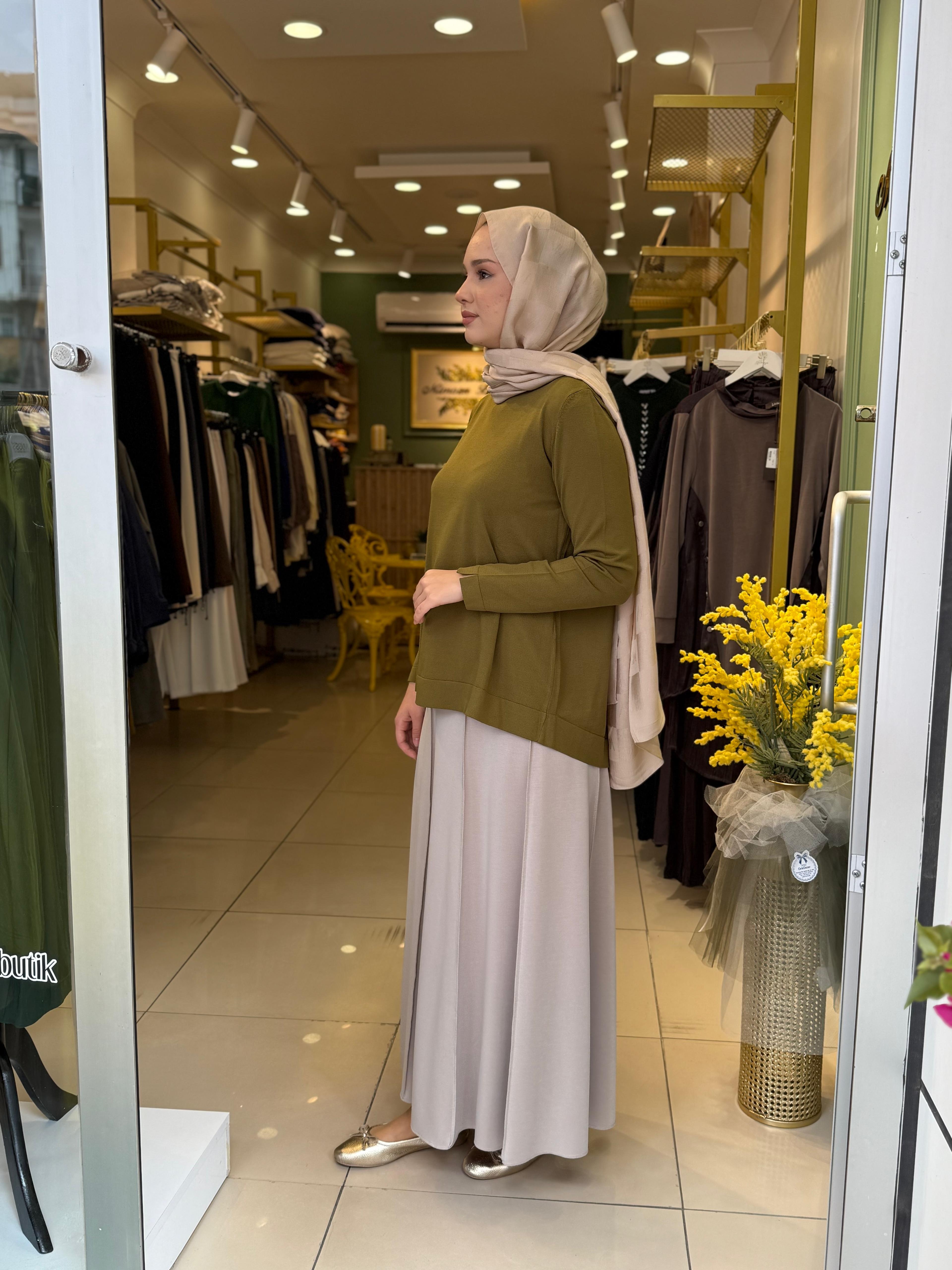 Sentez Safir Parçalı Çan Etek 5468 Taş