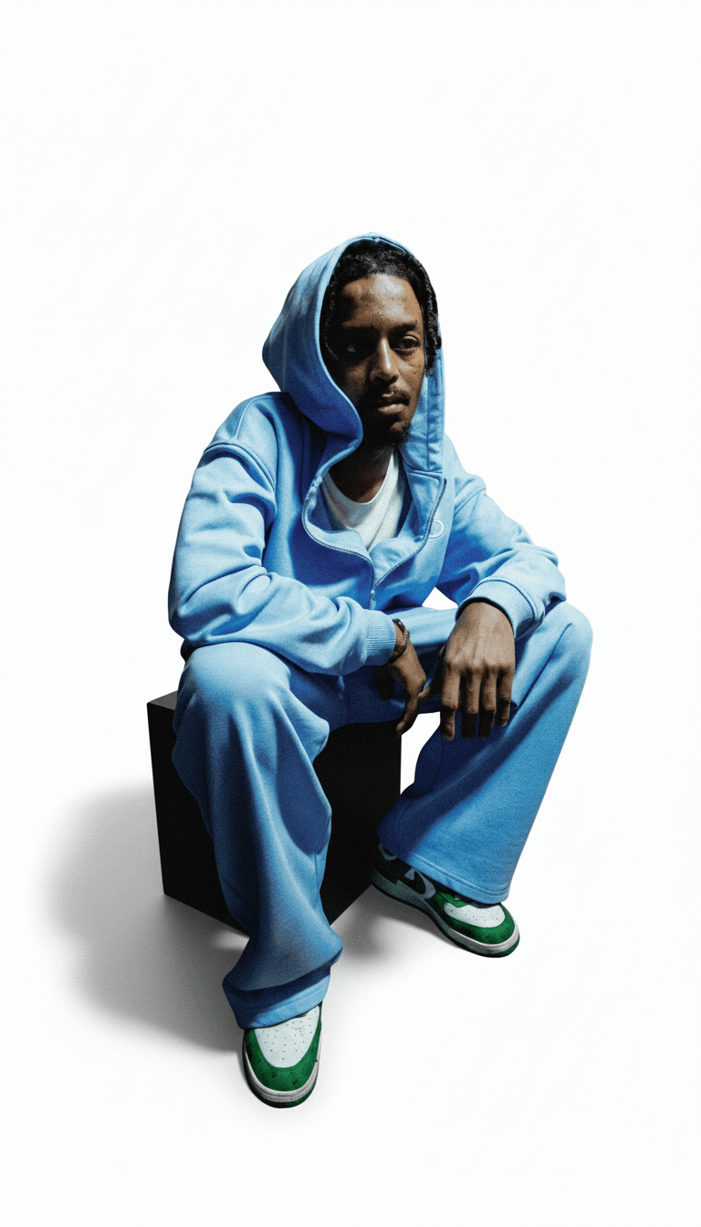 First Born: FROZEN FLAME Logo Basic Tracksuit