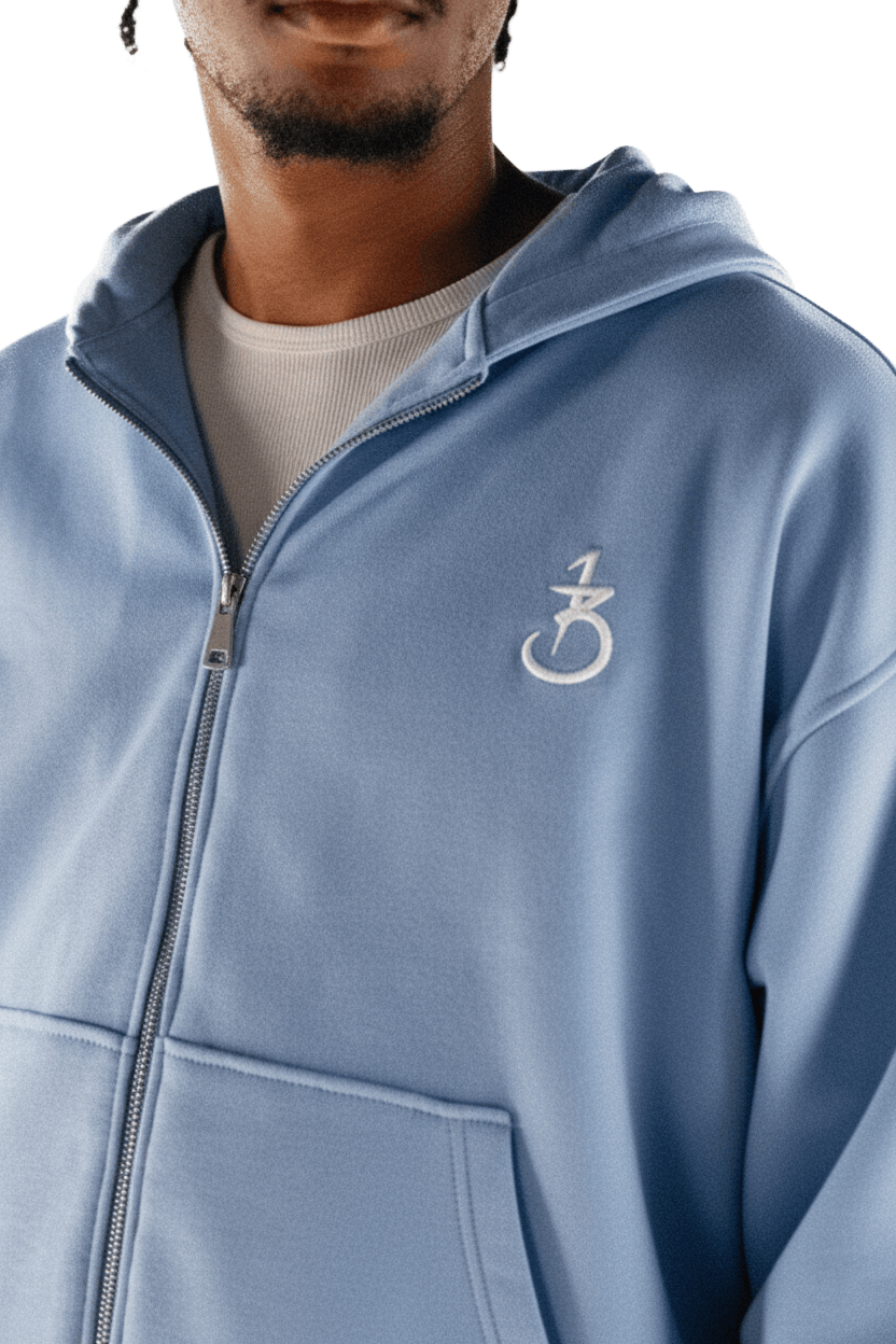 First Born: FROZEN FLAME Logo Basic Zipper 