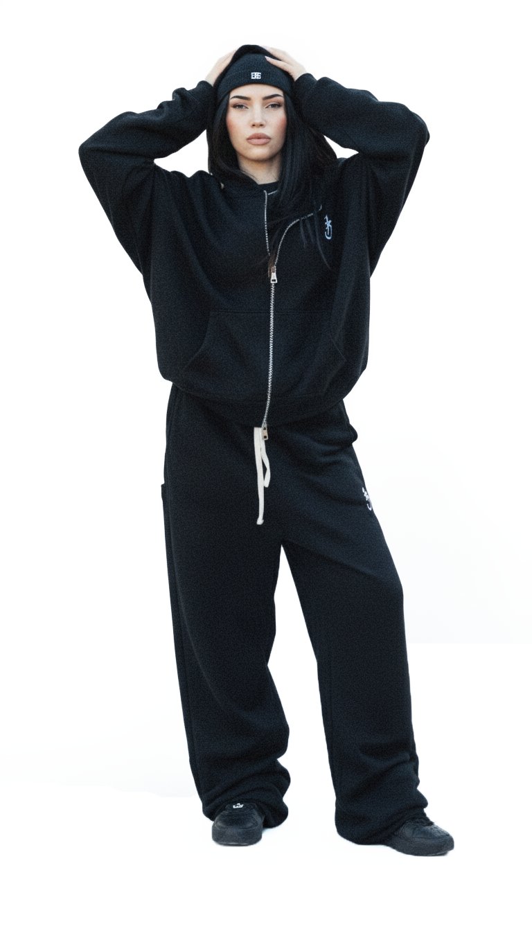 First Born: STREET CODE Logo Basic Tracksuit