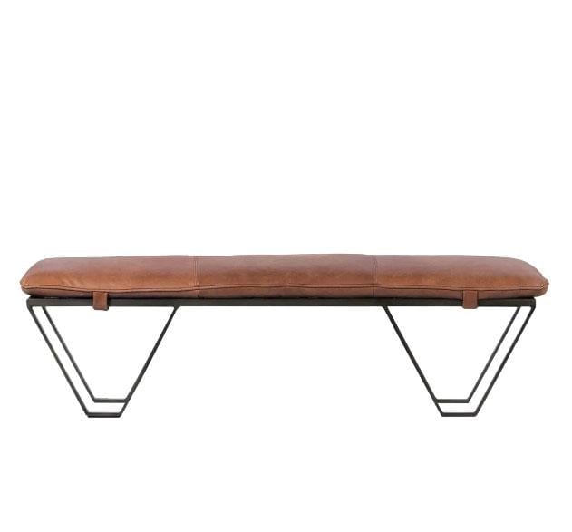 Homiof Gerçek Deri Bench