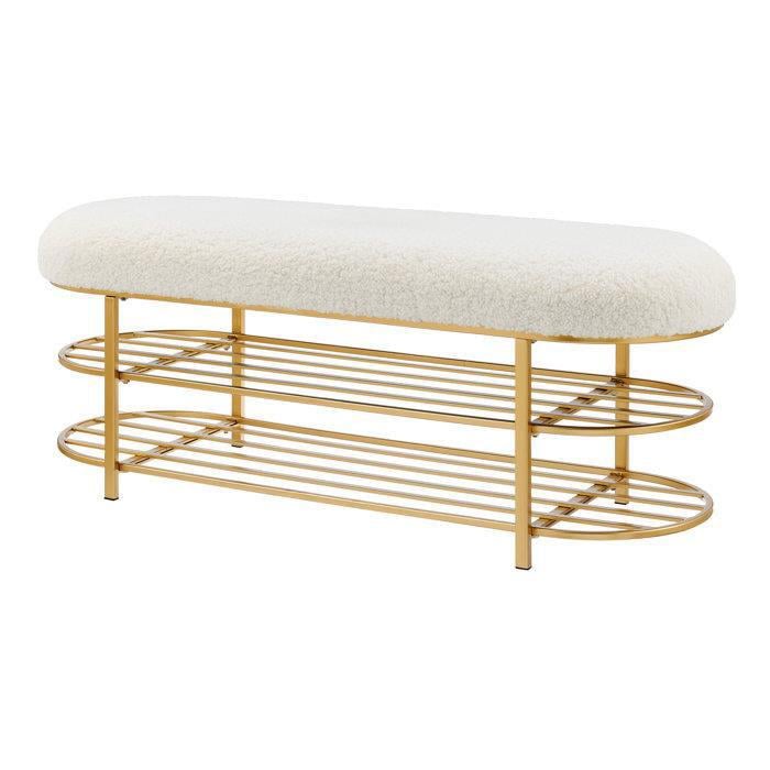 Homiof Tedy Metal Bench