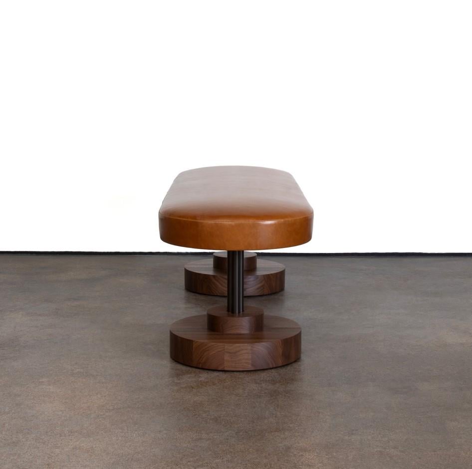 Prama Gerçek Deri Bench