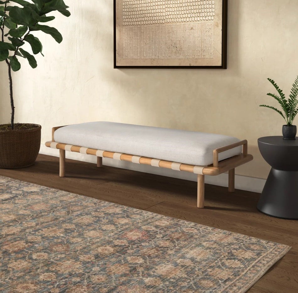 Tour Deri Detaylı Bench