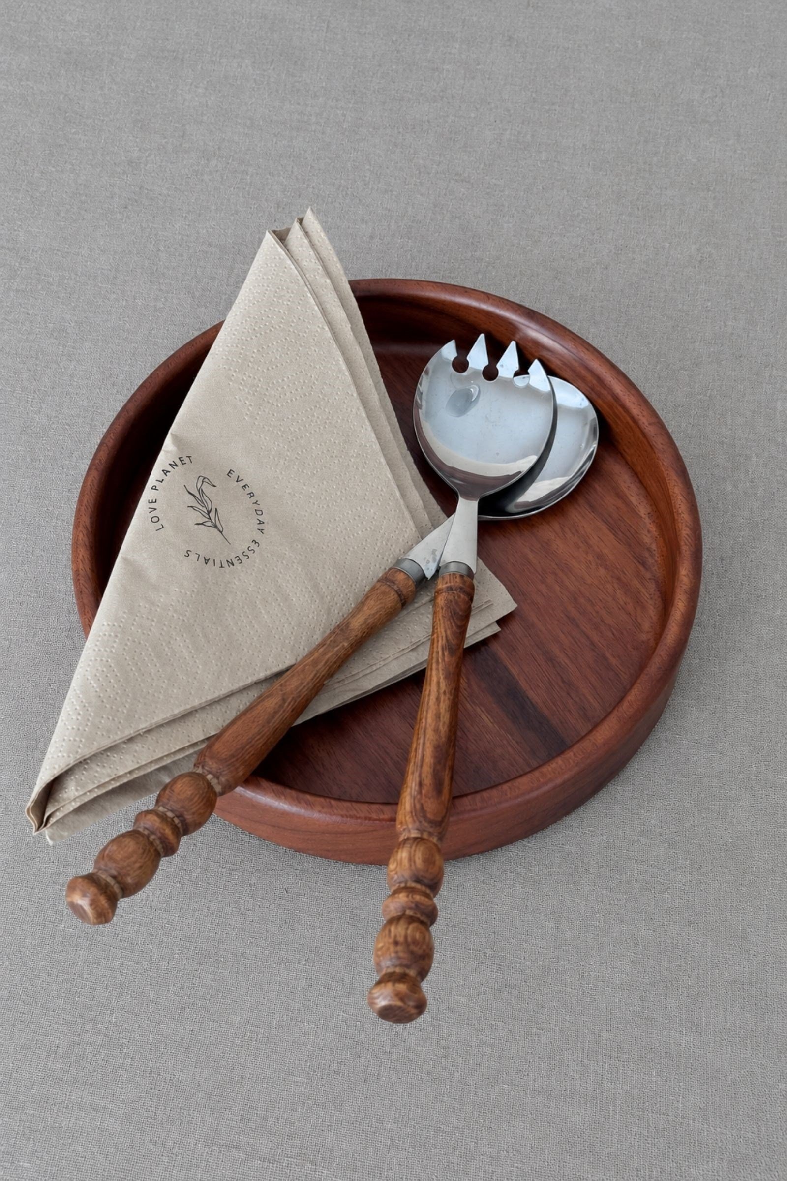 Akasya Yemek Tabağı Yuvarlak 20 cm