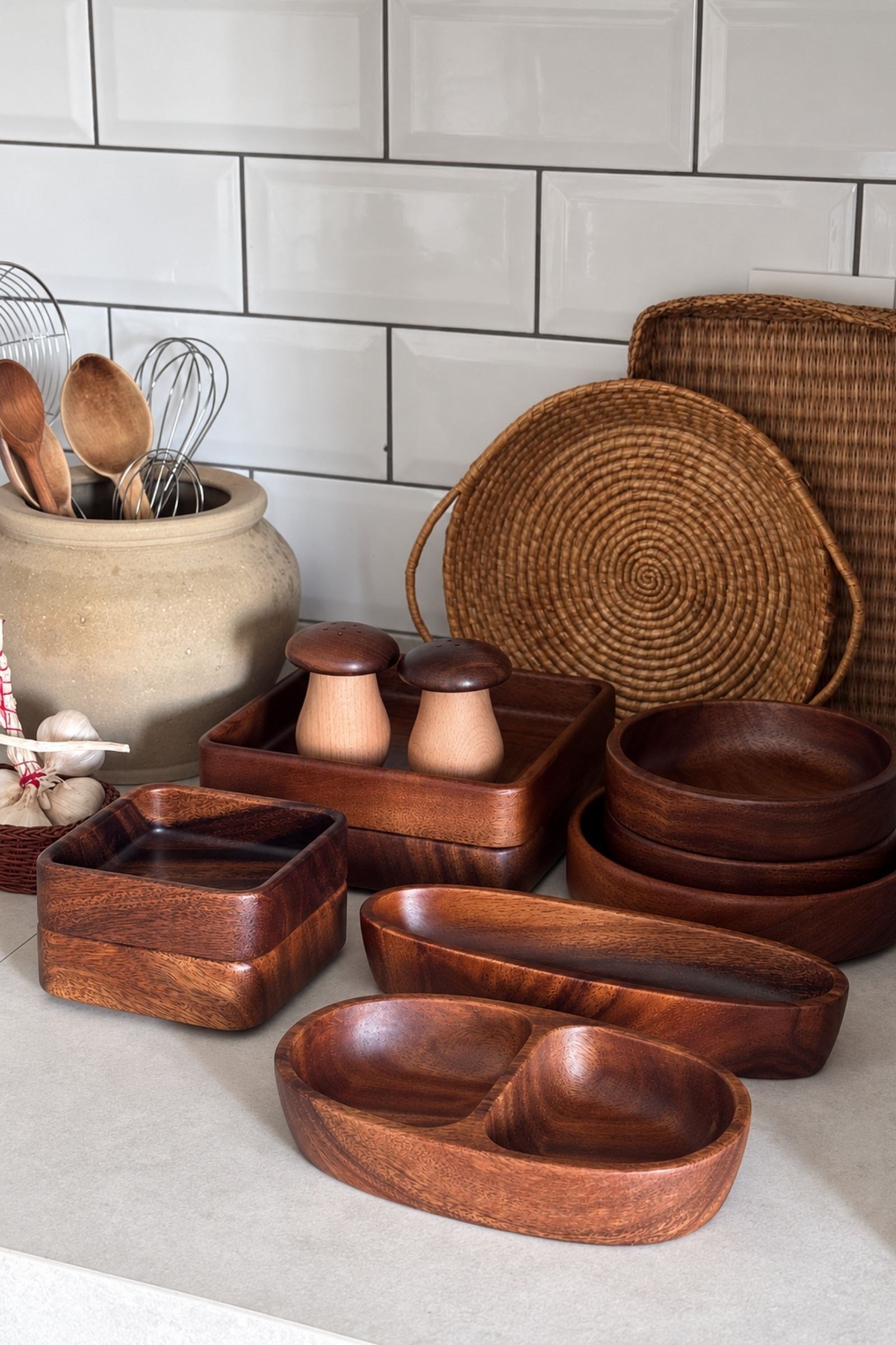 Akasya Yemek Tabağı Yuvarlak 20 cm