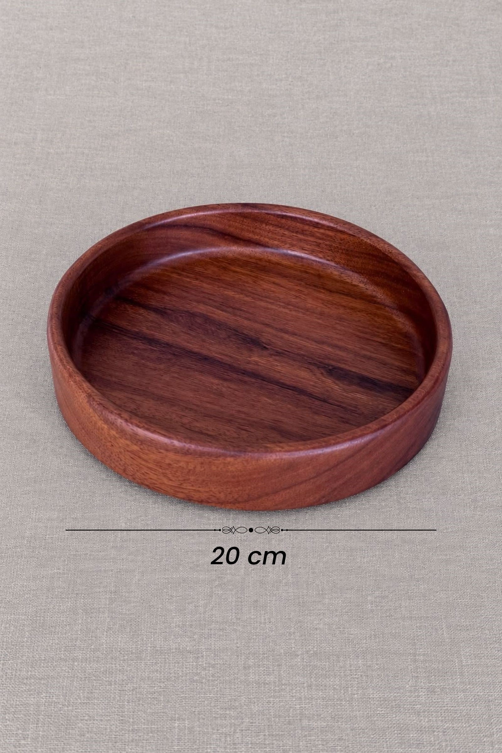 Akasya Yemek Tabağı Yuvarlak 20 cm