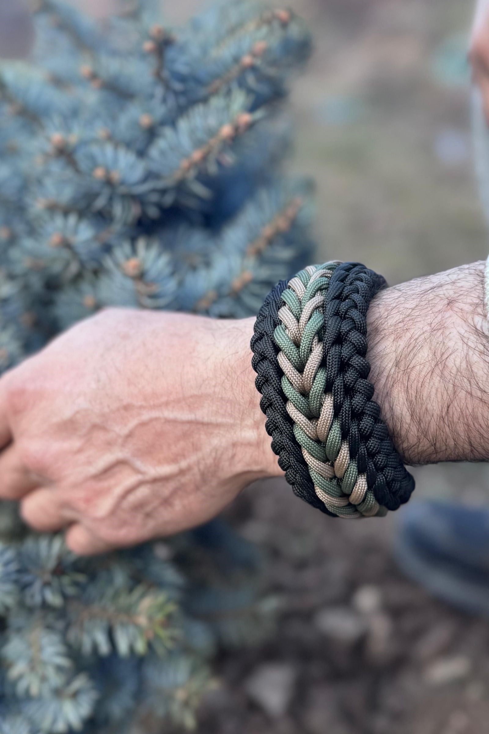 Ateş Paracord Bileklik | Pusulalı