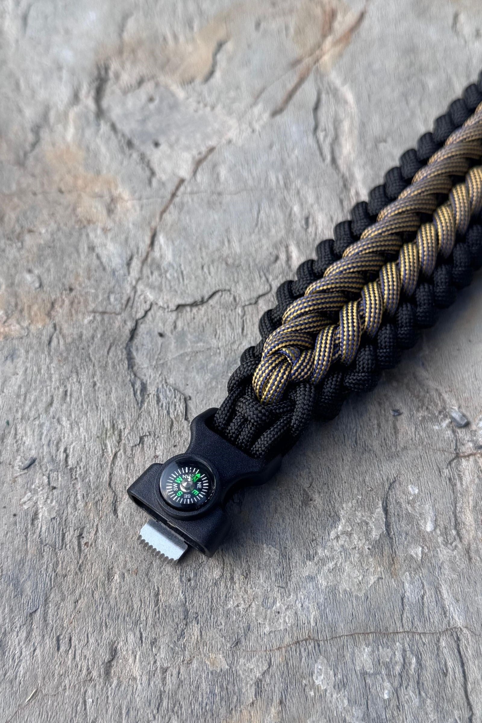 Gezgin Paracord Bileklik | Pusulalı