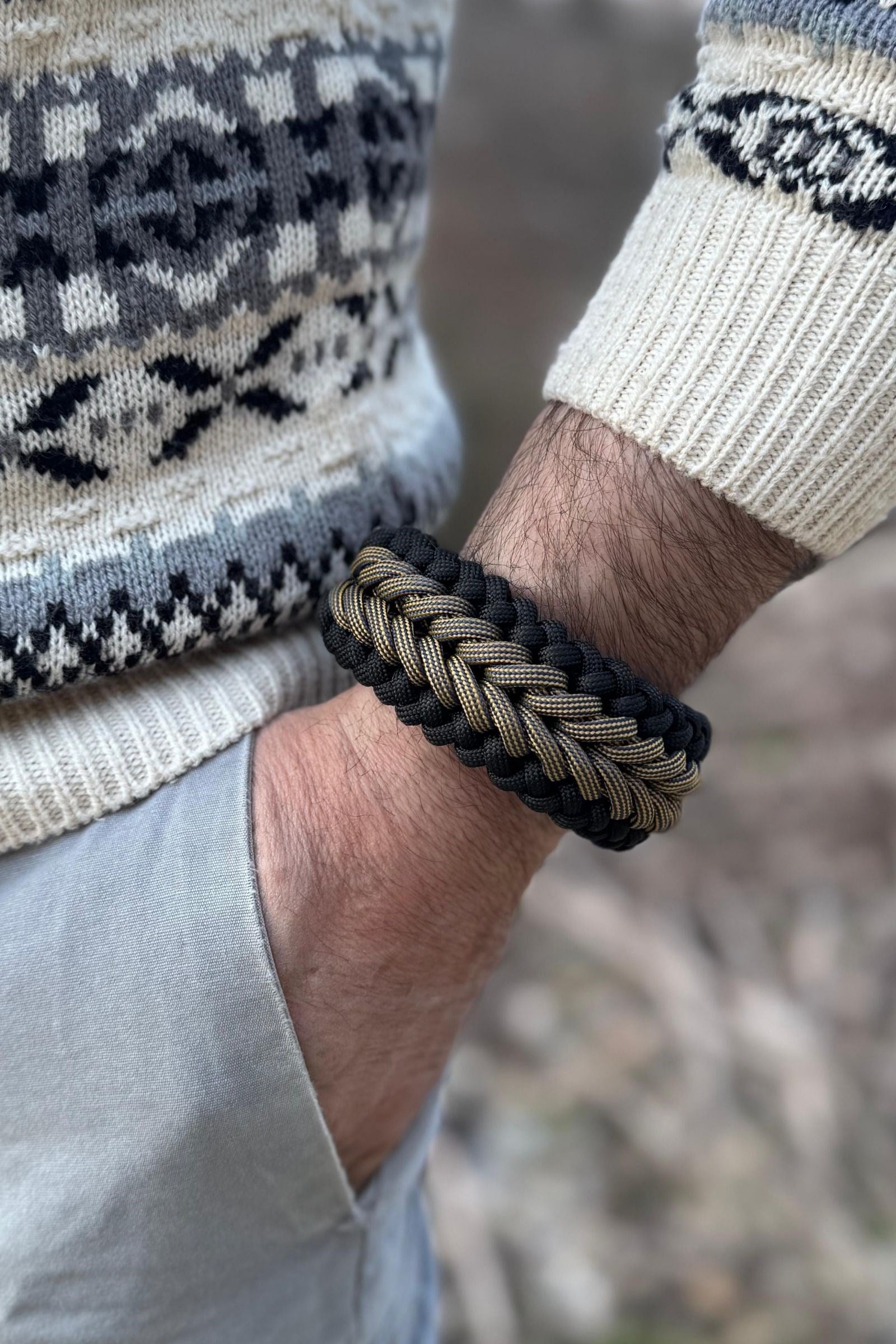 Gezgin Paracord Bileklik | Pusulalı