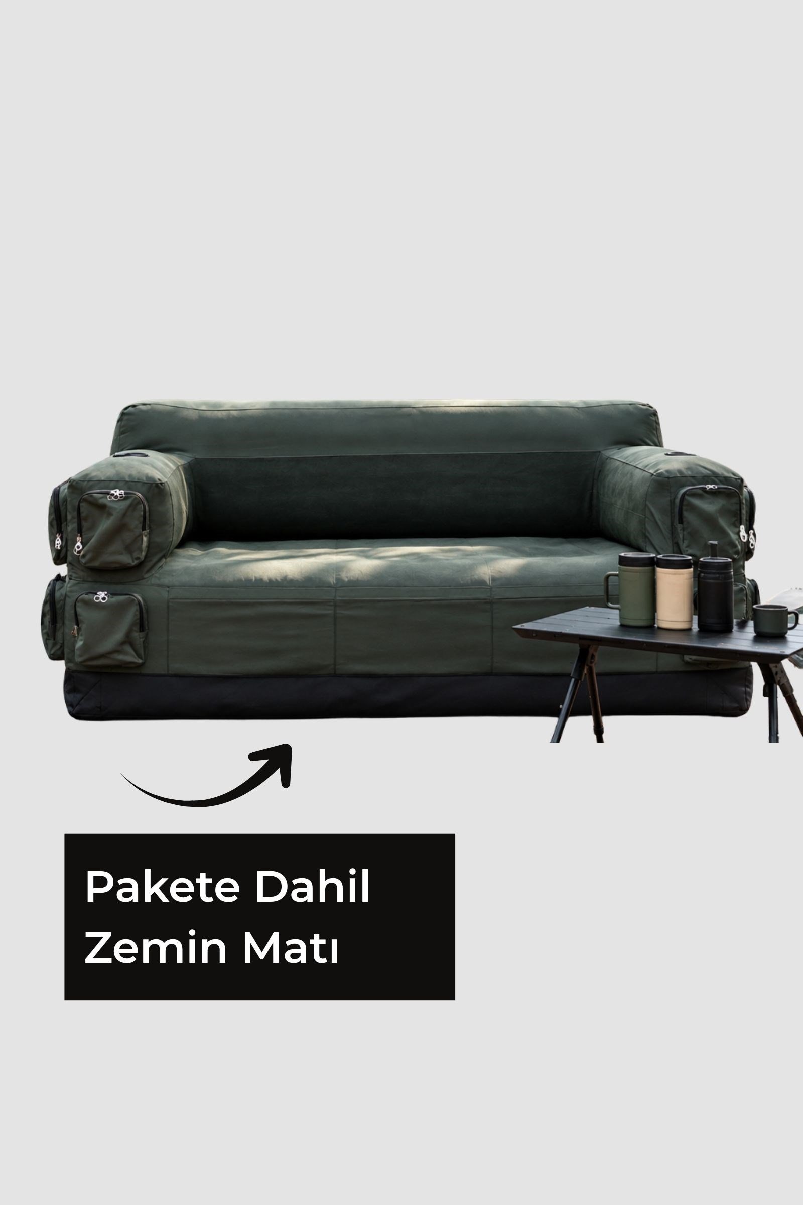 Gopamir Şişme Koltuk Haki