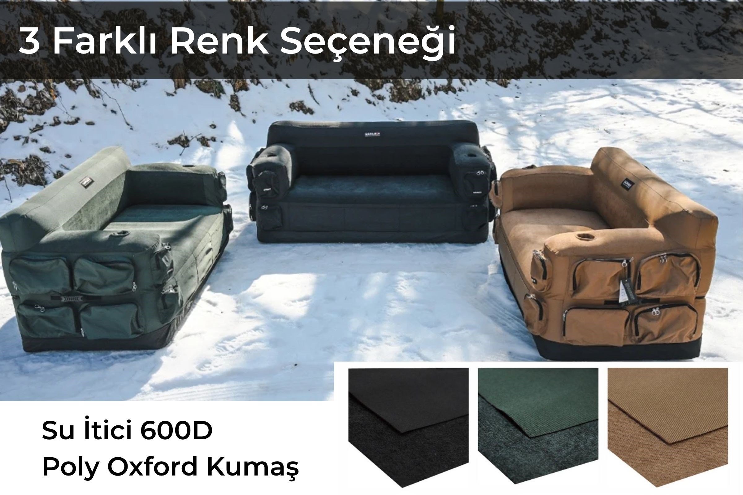 Gopamir Şişme Koltuk Siyah