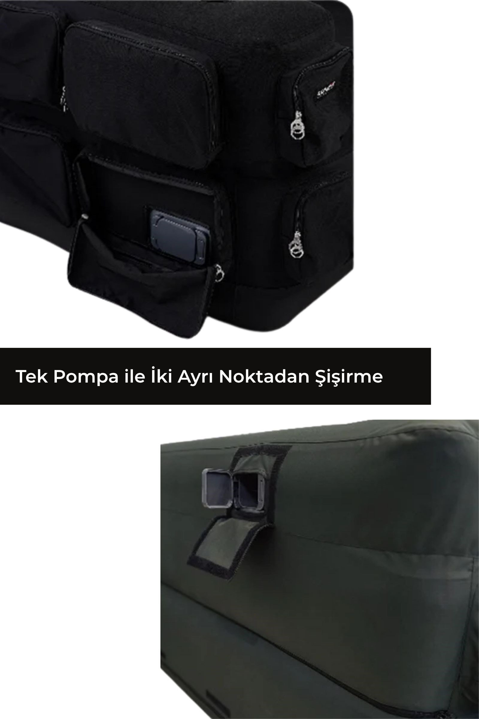 Gopamir Şişme Koltuk Siyah