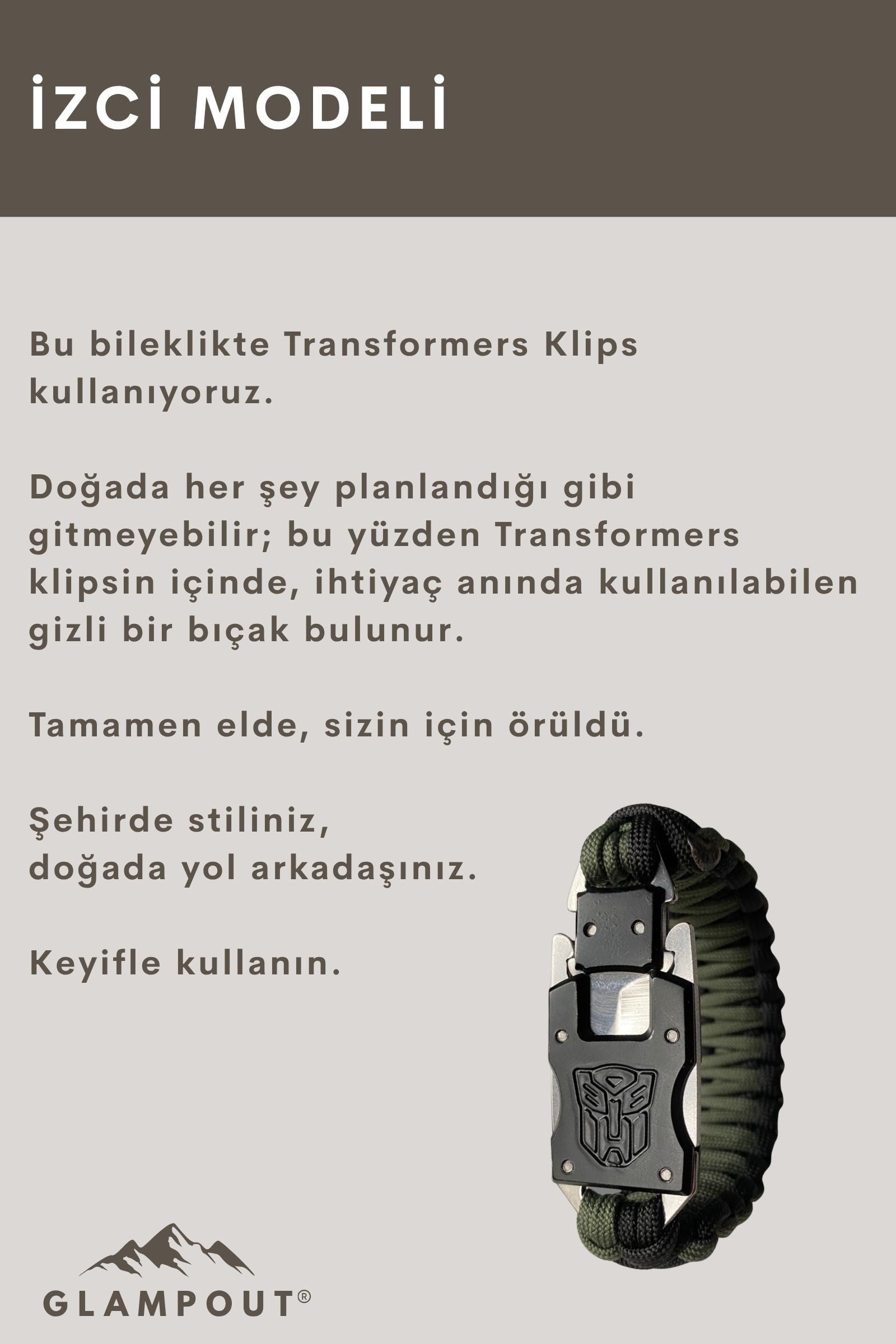 İzci Paracord Bileklik | Transformers