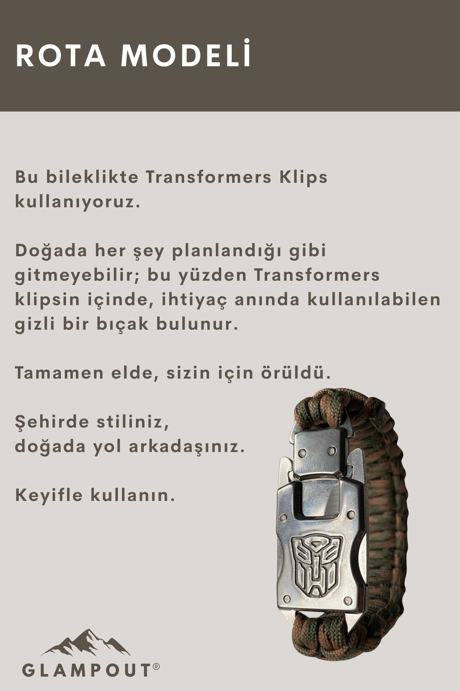 Rota Paracord Bileklik | Transformers